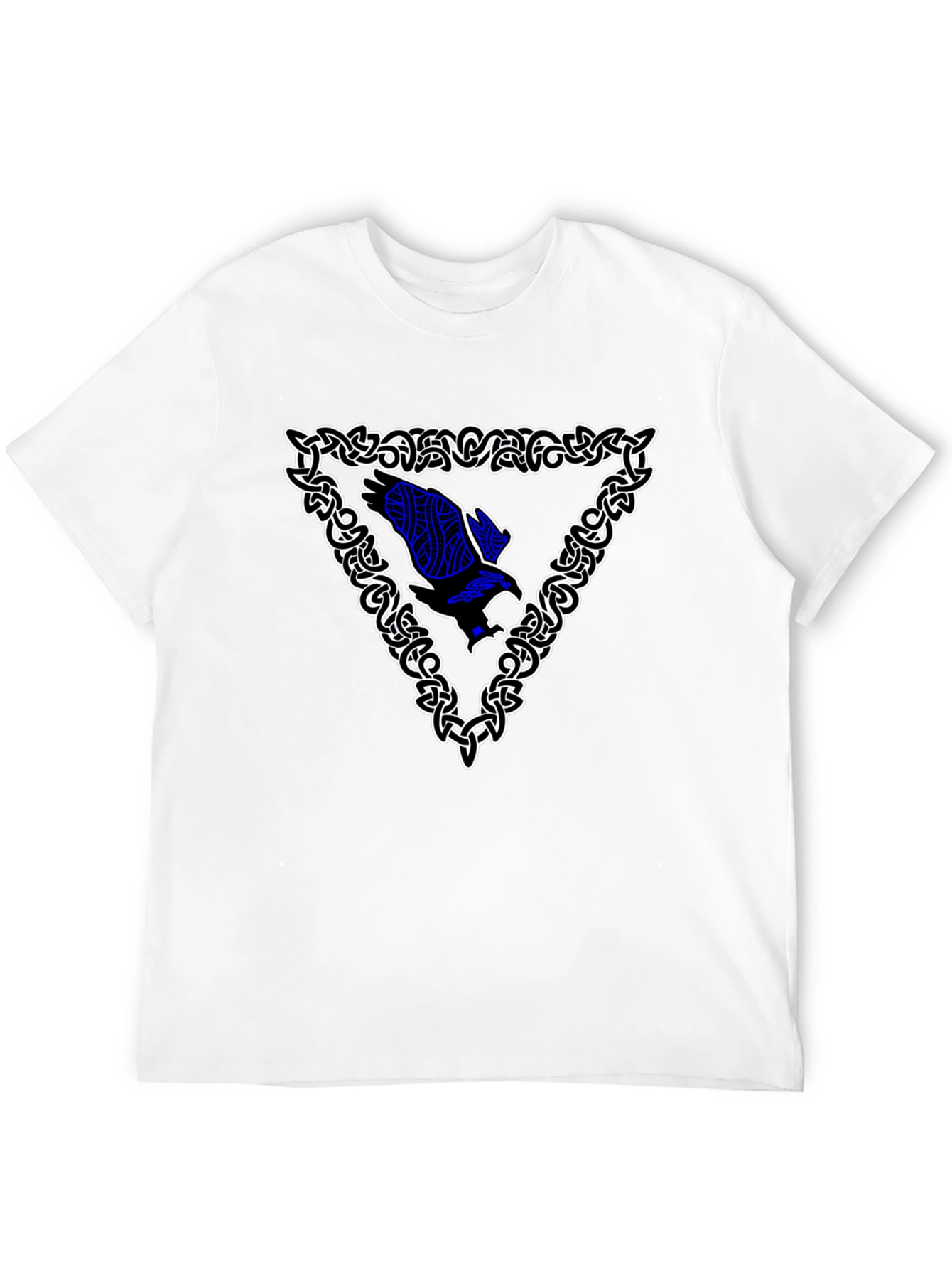 Celtic Knot Eagle Graphic Black T-Shirt