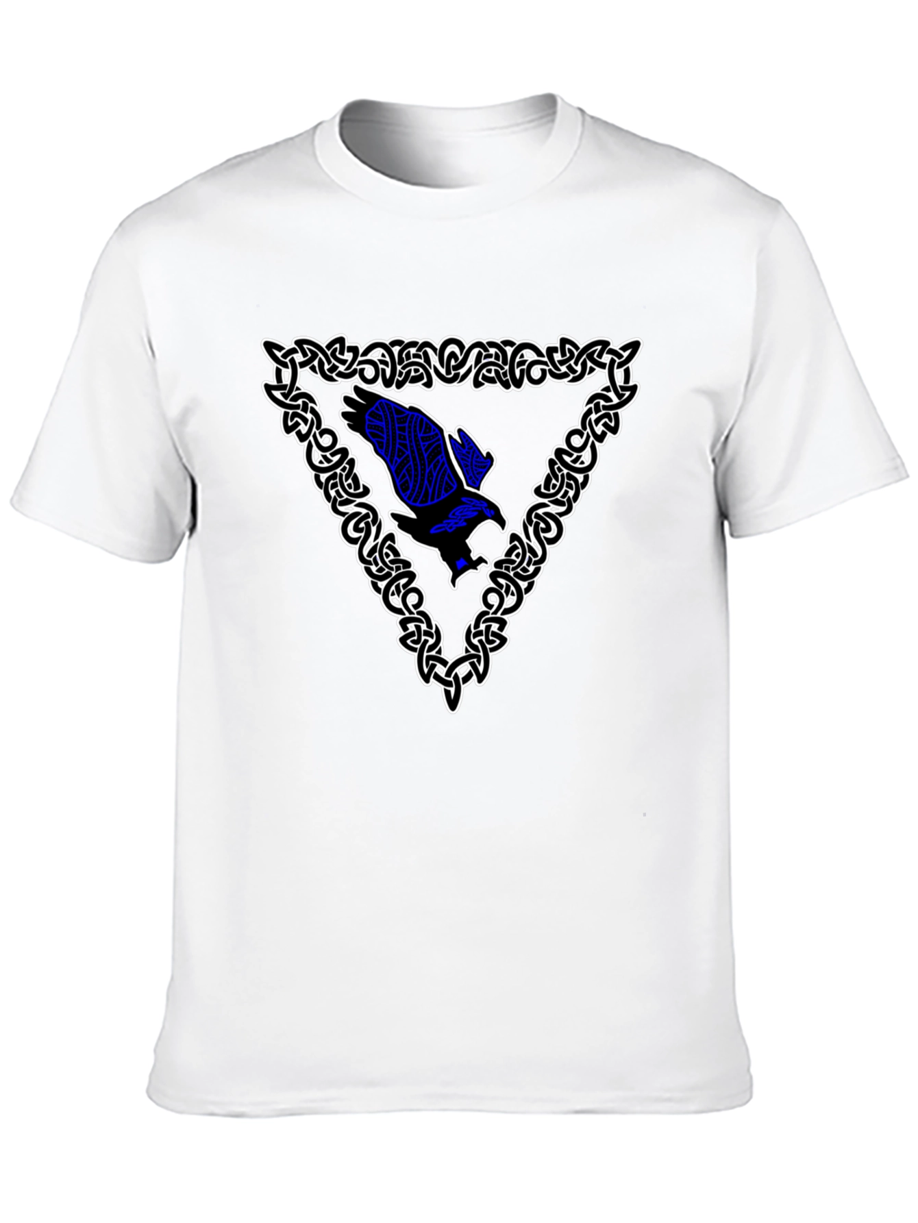 Celtic Knot Eagle Graphic Black T-Shirt