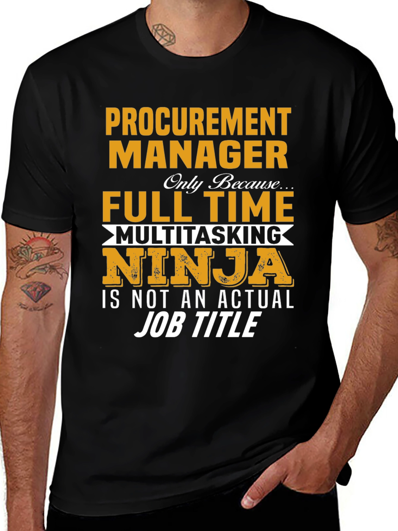Procurement Manager Full Time Ninja T-Shirt