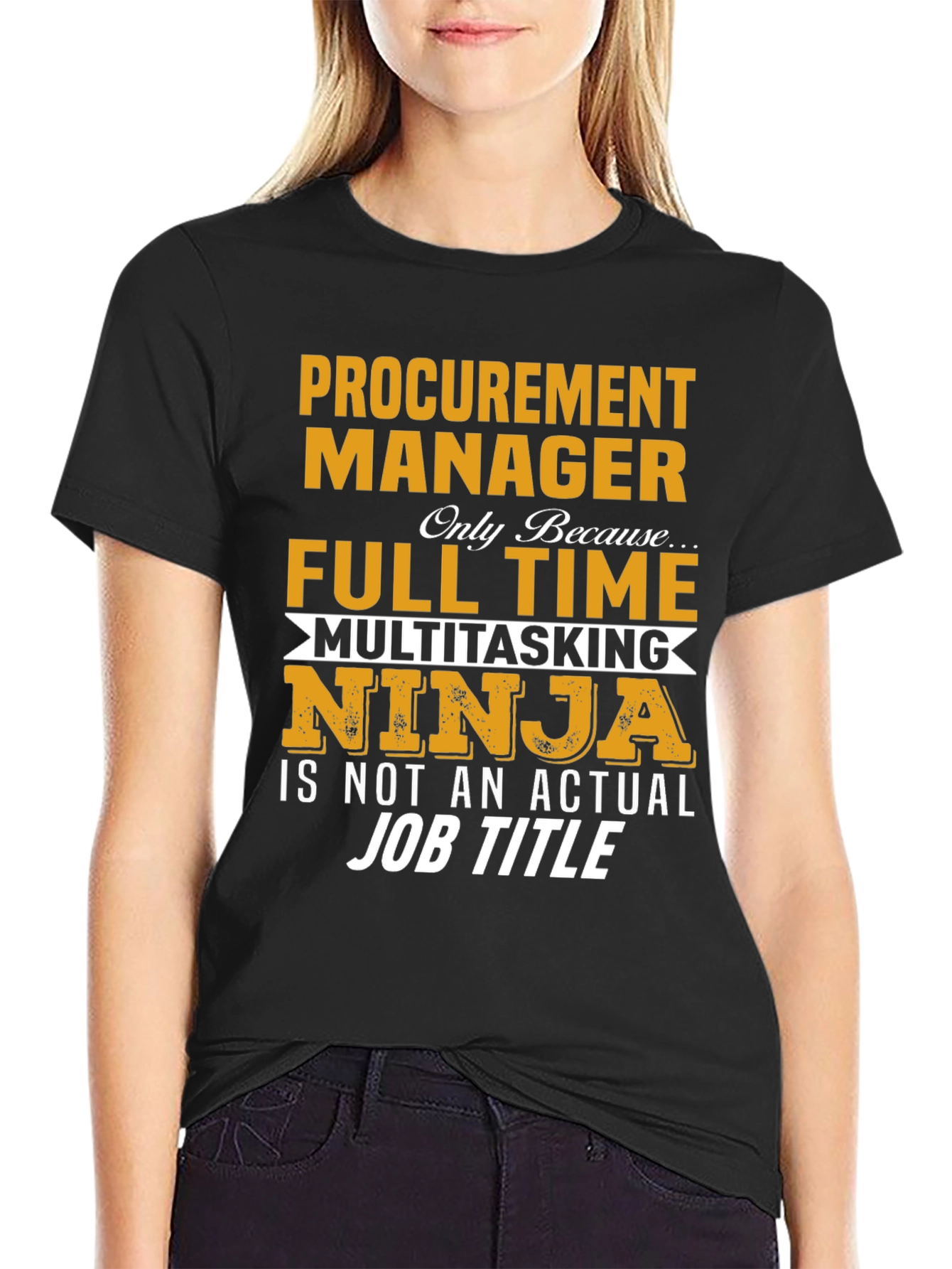 Procurement Manager Full Time Ninja T-Shirt