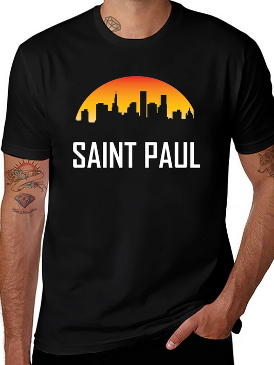 Saint Paul Skyline Graphic T-Shirt