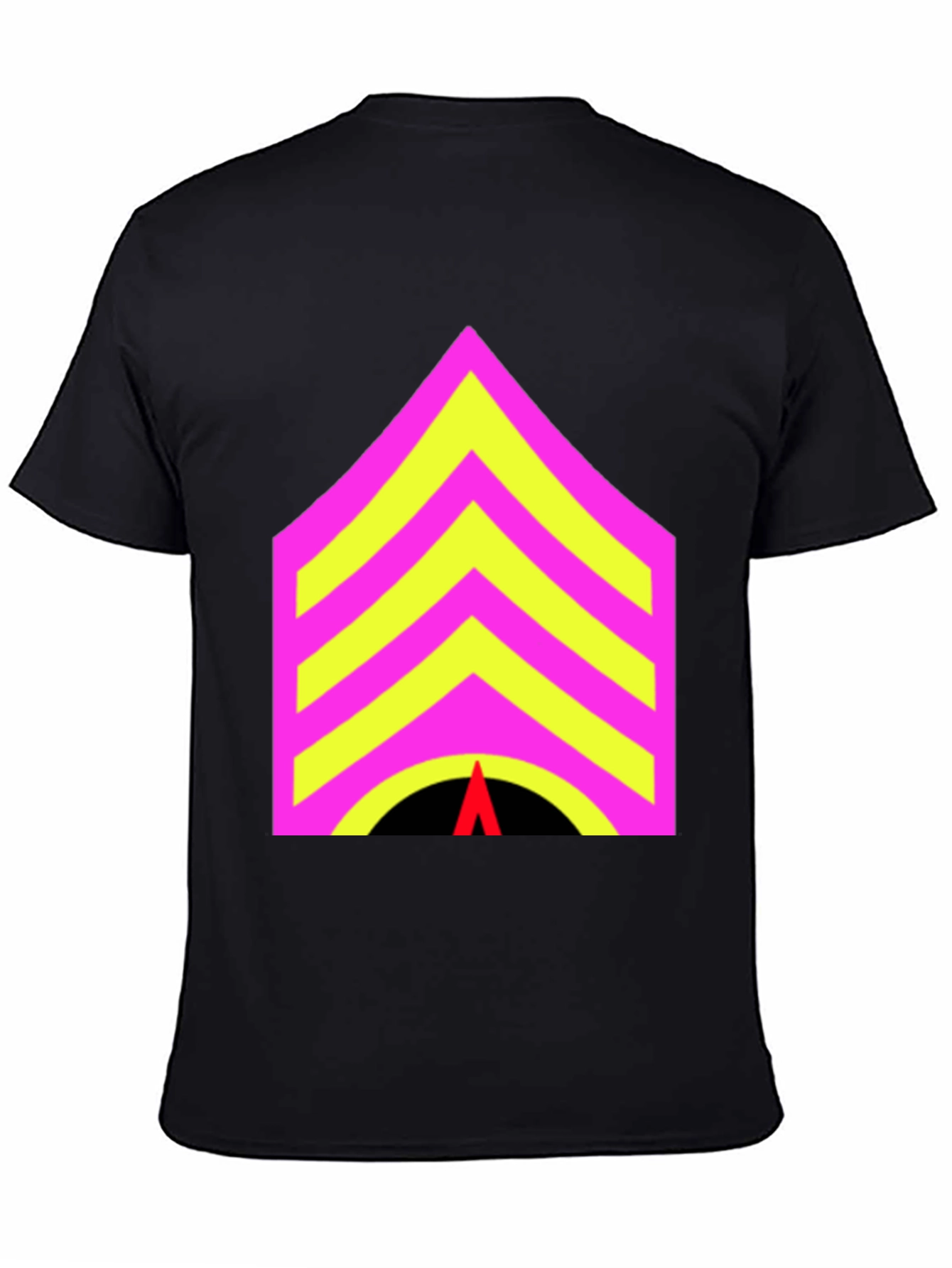 Sergeant Stripes Graphic Tee - Bold Statement Style