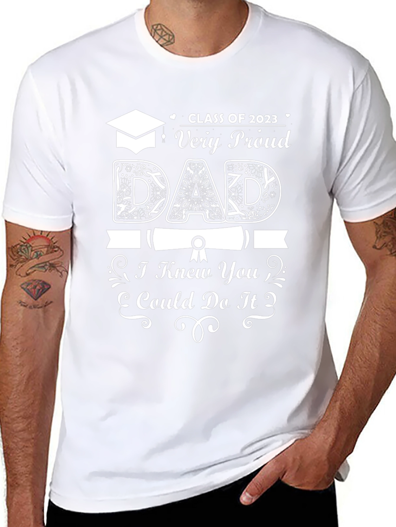 Proud Dad Class of 2023 Graduation T-Shirt