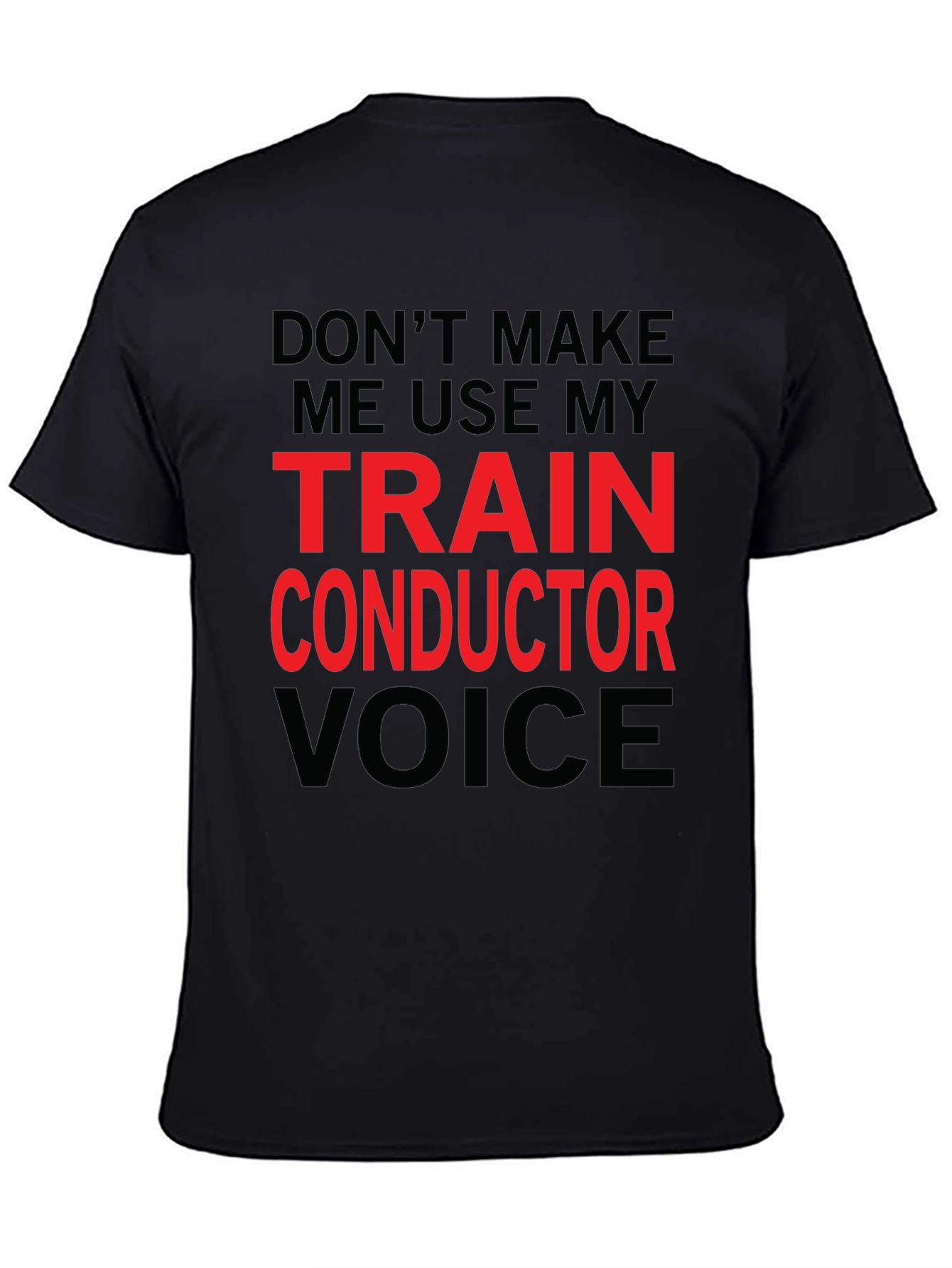 Train Conductor Voice Graphic T-Shirt