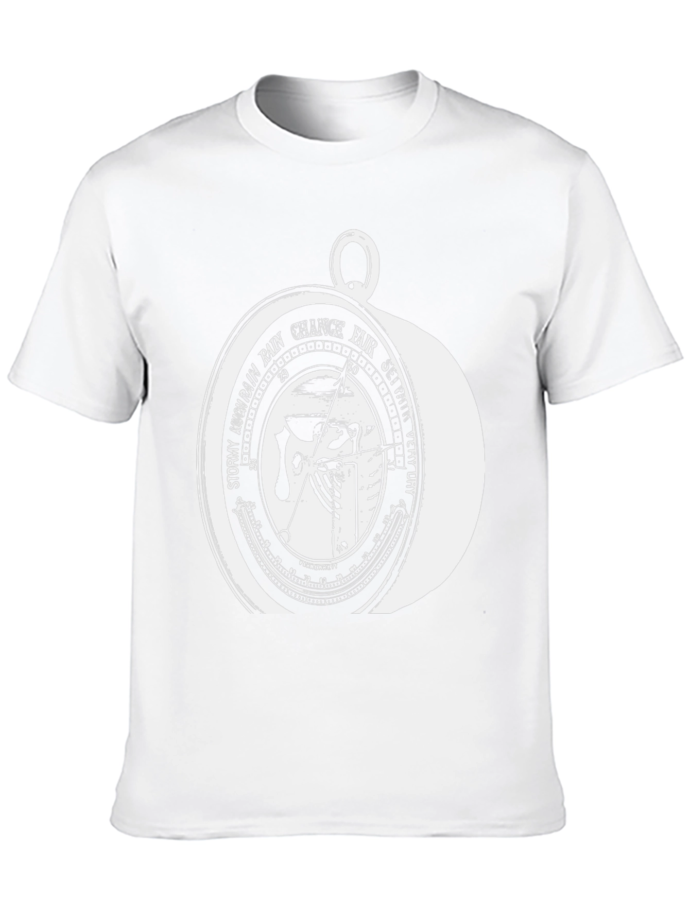Weather Skull Graphic Print Tee