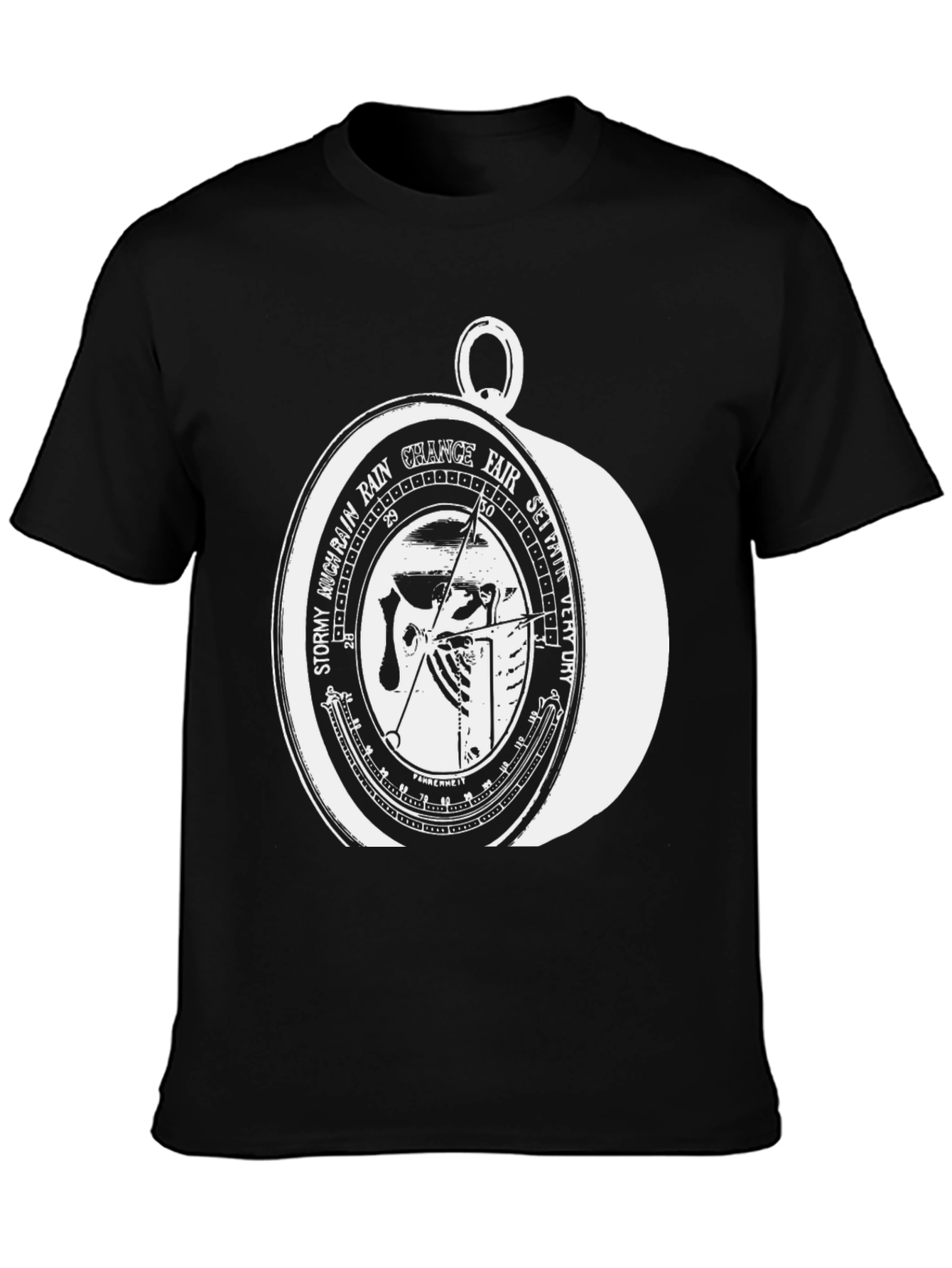Weather Skull Graphic Print Tee