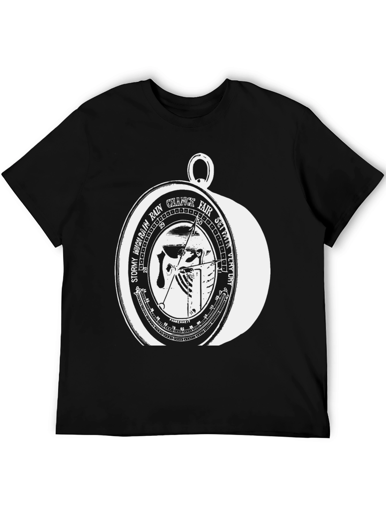 Weather Skull Graphic Print Tee