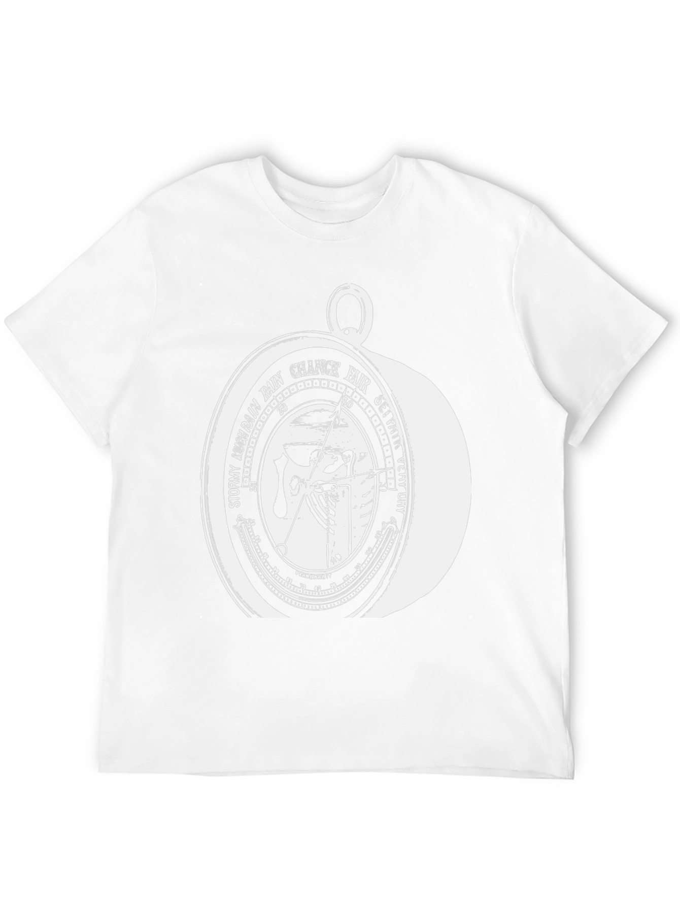 Weather Skull Graphic Print Tee