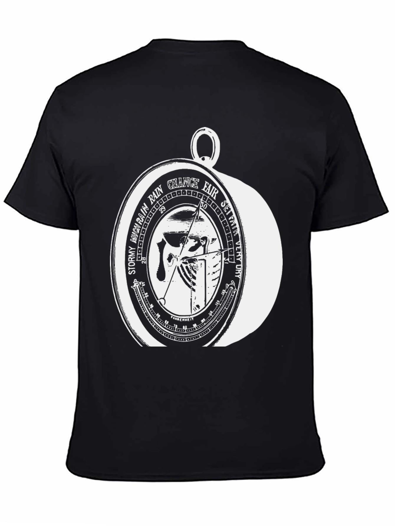 Weather Skull Graphic Print Tee