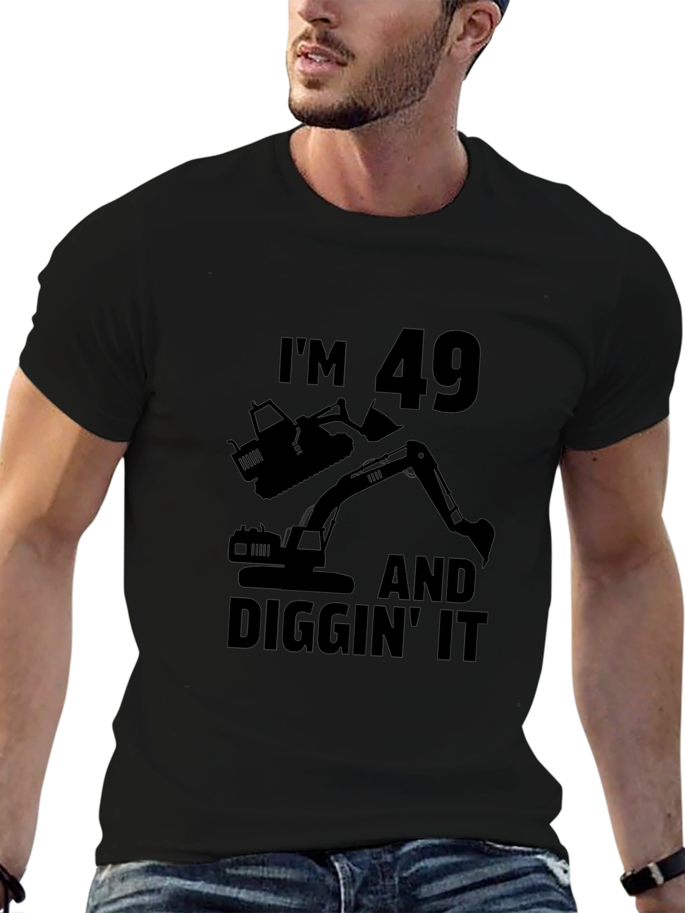 Im 49 Diggin It Black T-Shirt