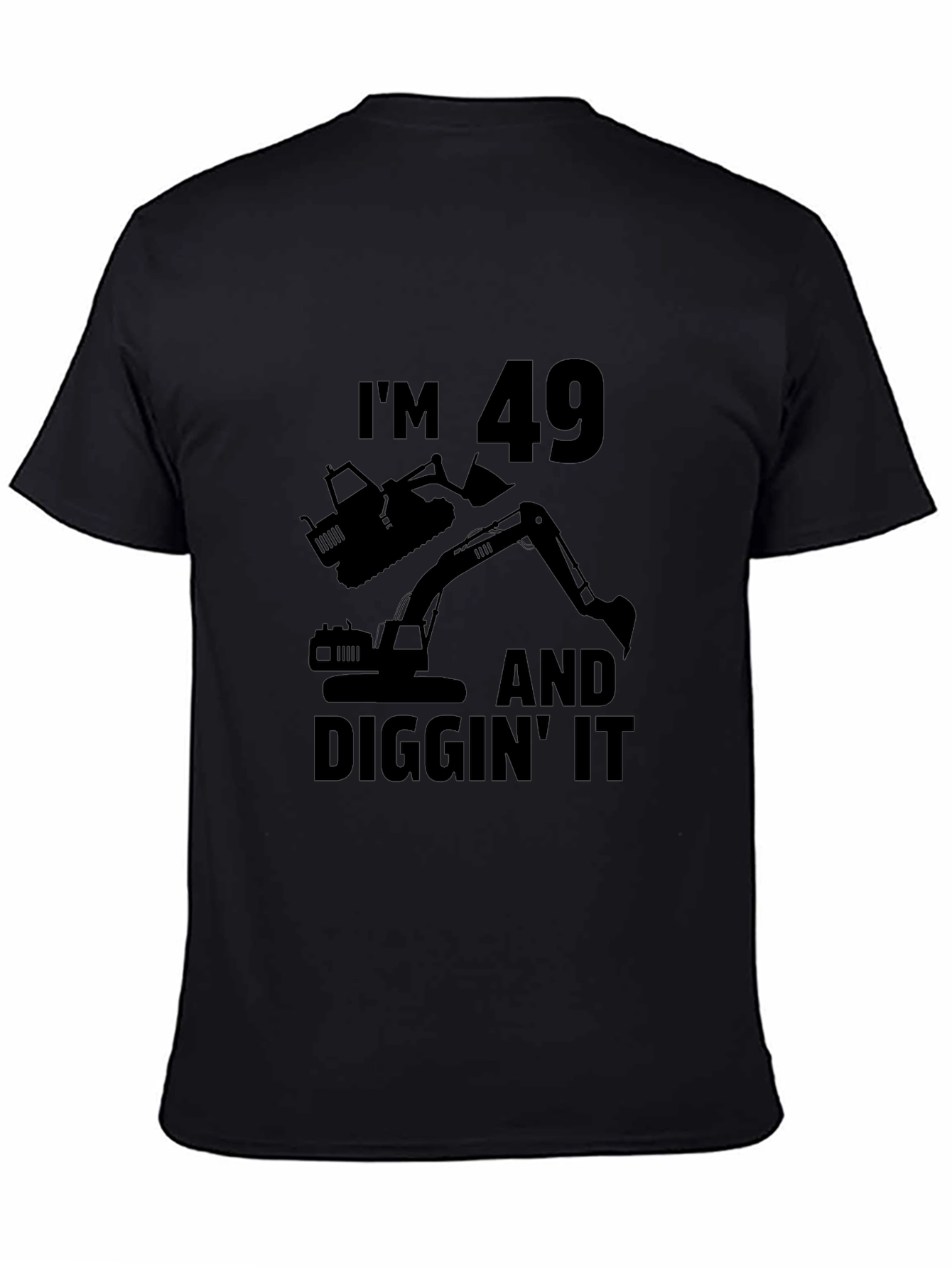 Im 49 Diggin It Black T-Shirt