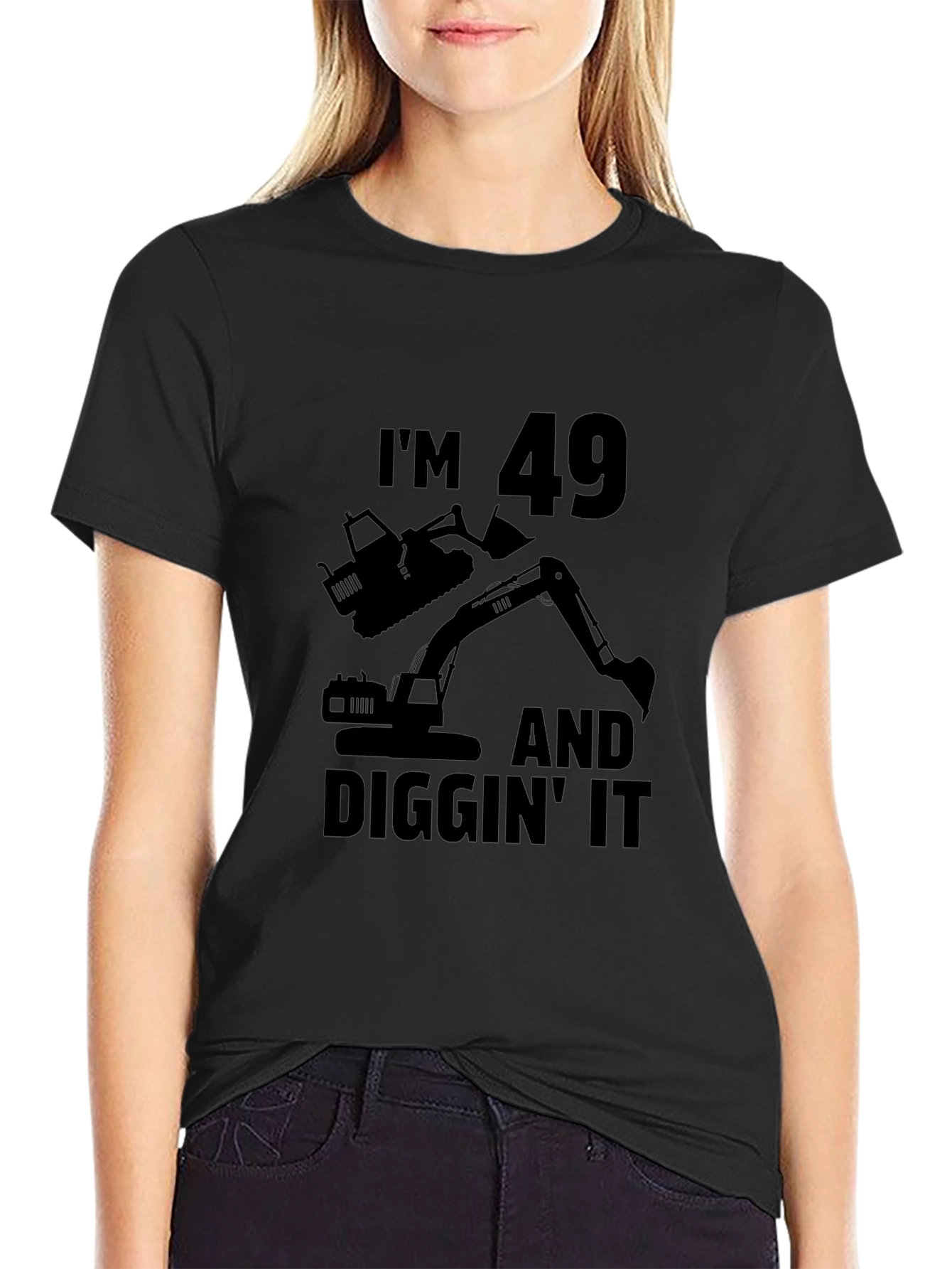 Im 49 Diggin It Black T-Shirt