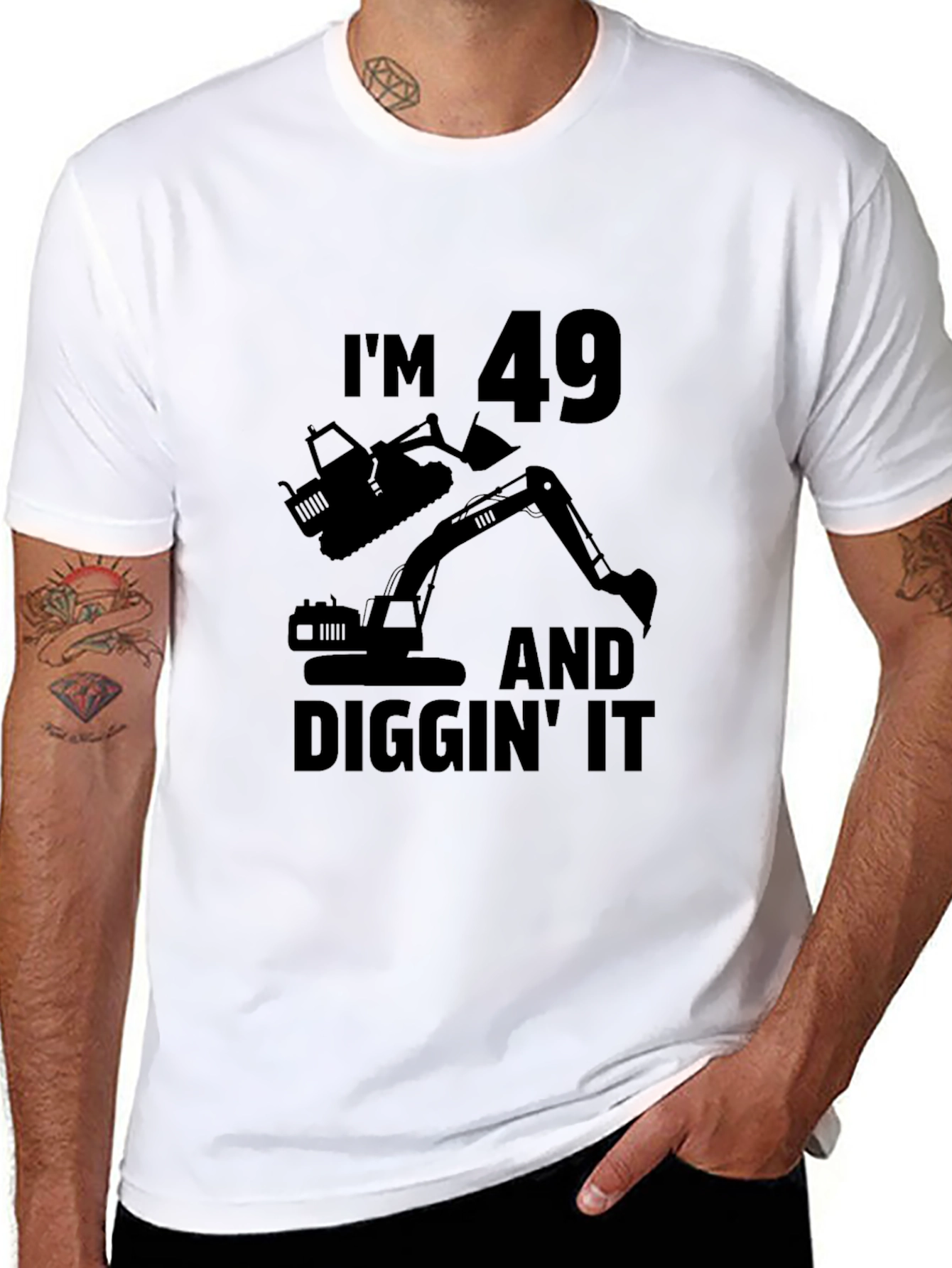 Im 49 Diggin It Black T-Shirt