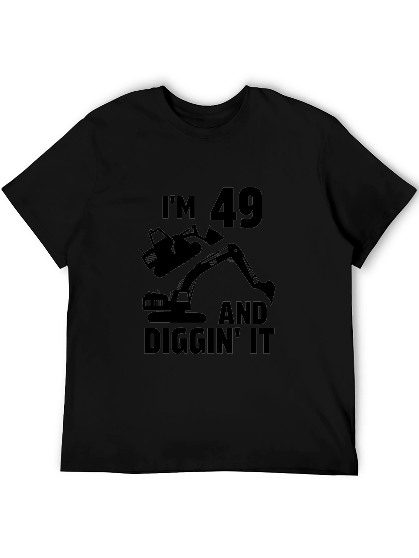 Im 49 Diggin It Black T-Shirt