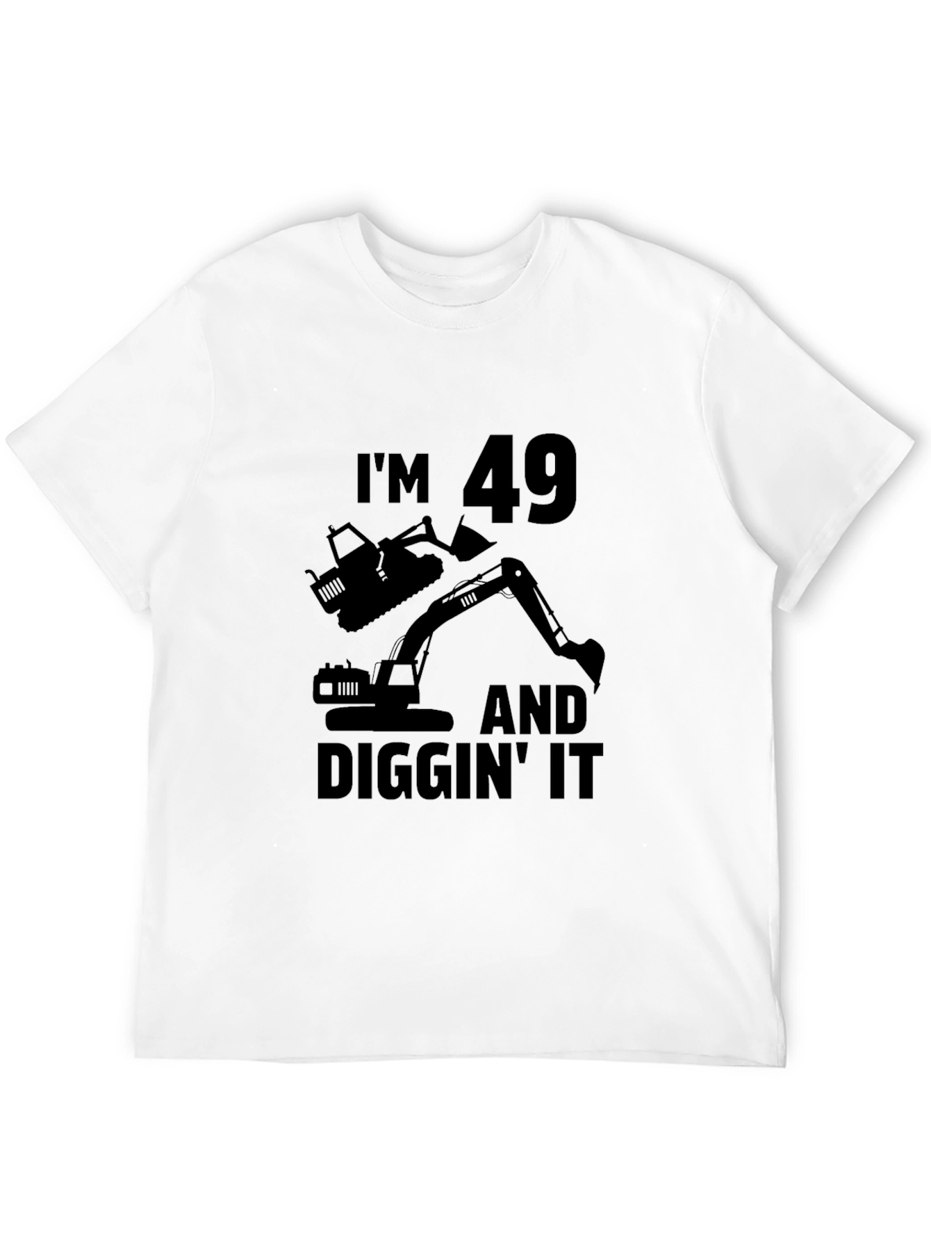 Im 49 Diggin It Black T-Shirt