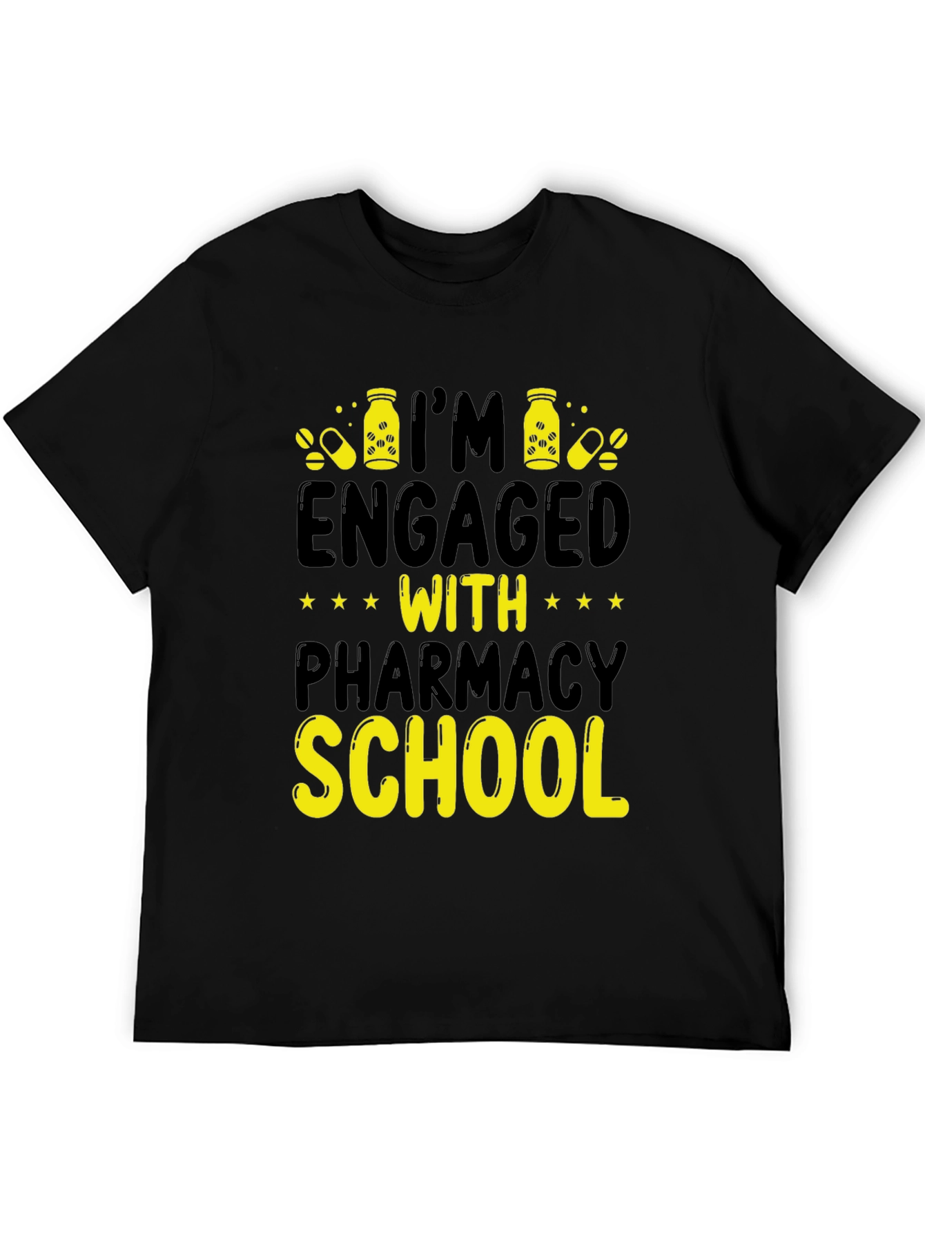 Engaged with Pharmacy School T-Shirt