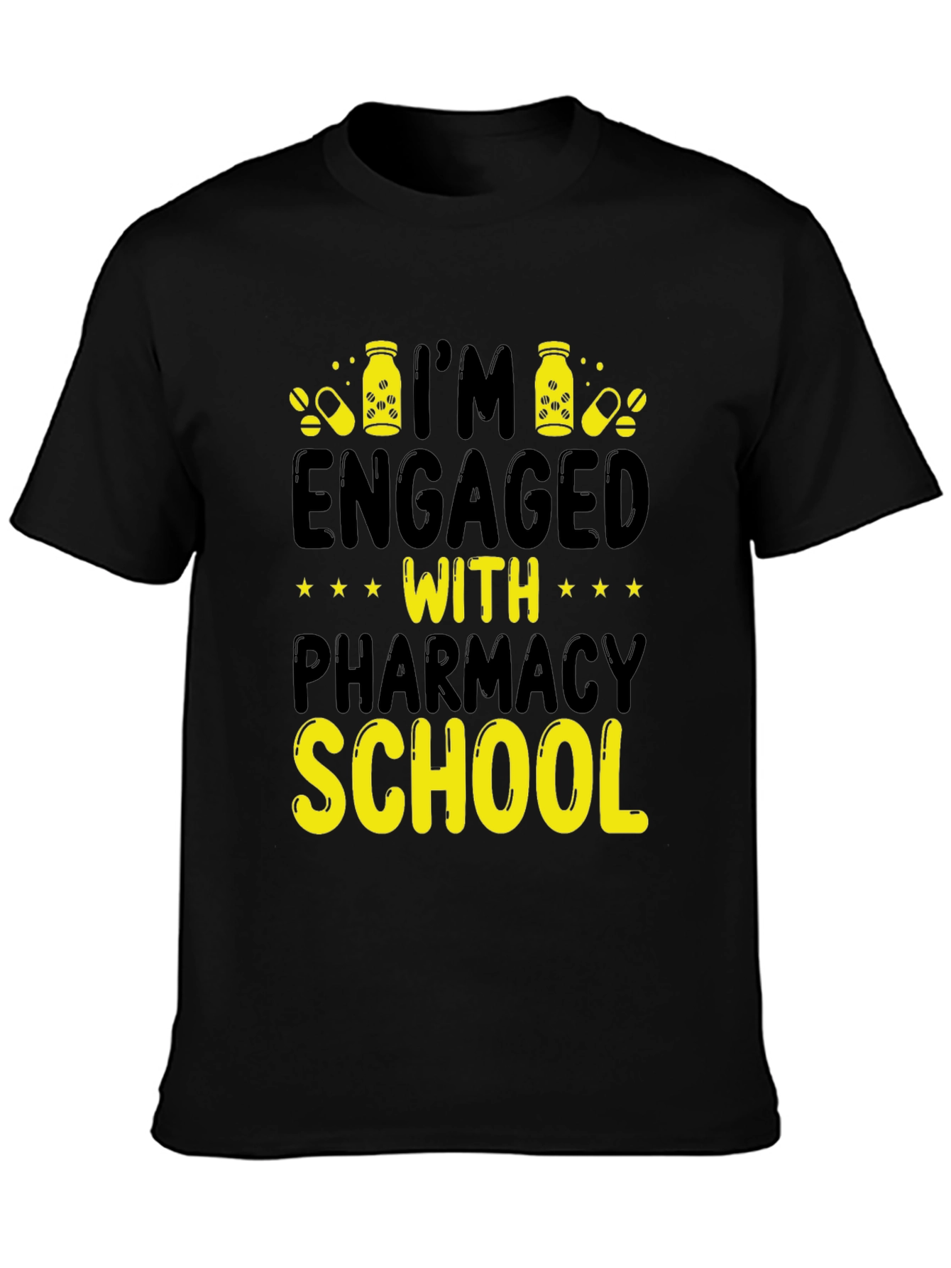 Engaged with Pharmacy School T-Shirt