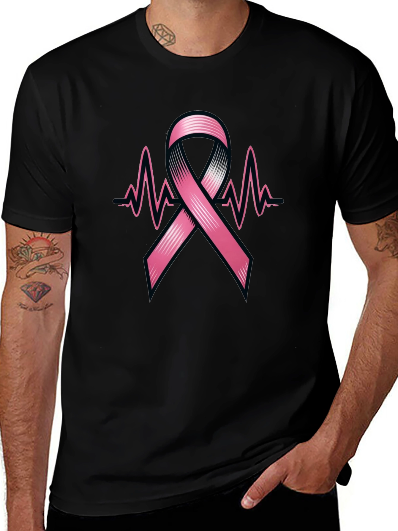 Breast Cancer Awareness Ribbon T-Shirt