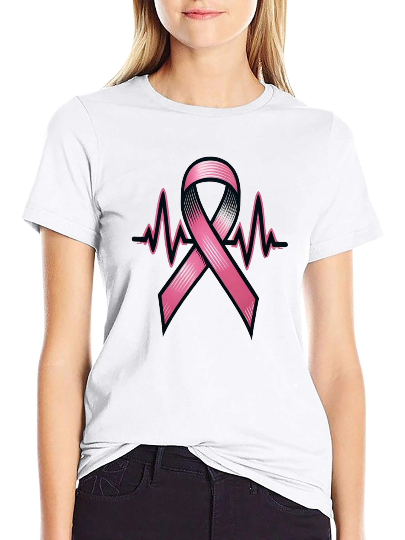 Breast Cancer Awareness Ribbon T-Shirt