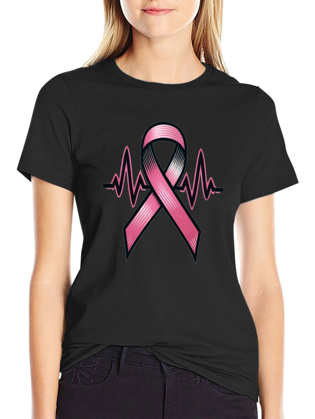 Breast Cancer Awareness Ribbon T-Shirt