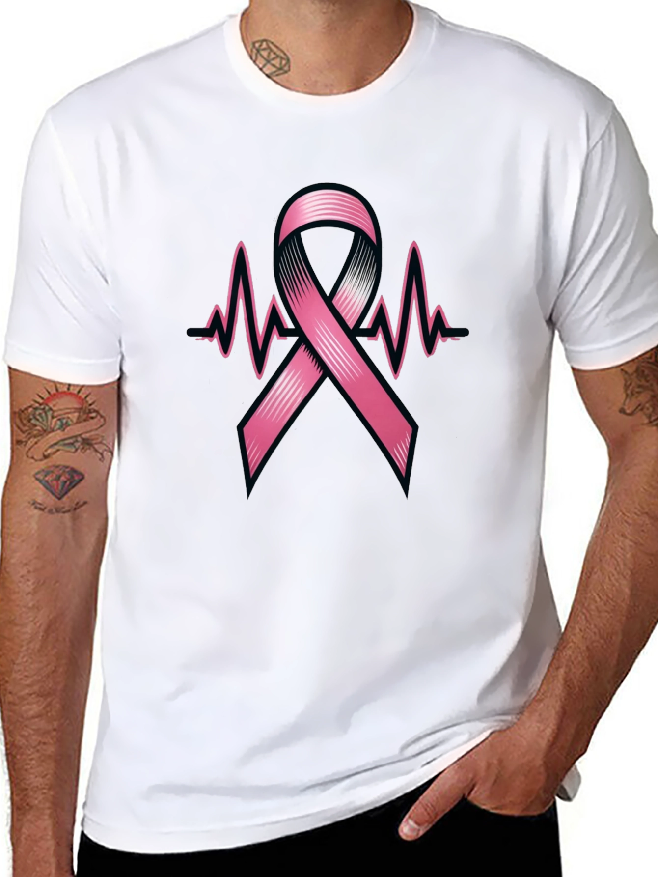 Breast Cancer Awareness Ribbon T-Shirt