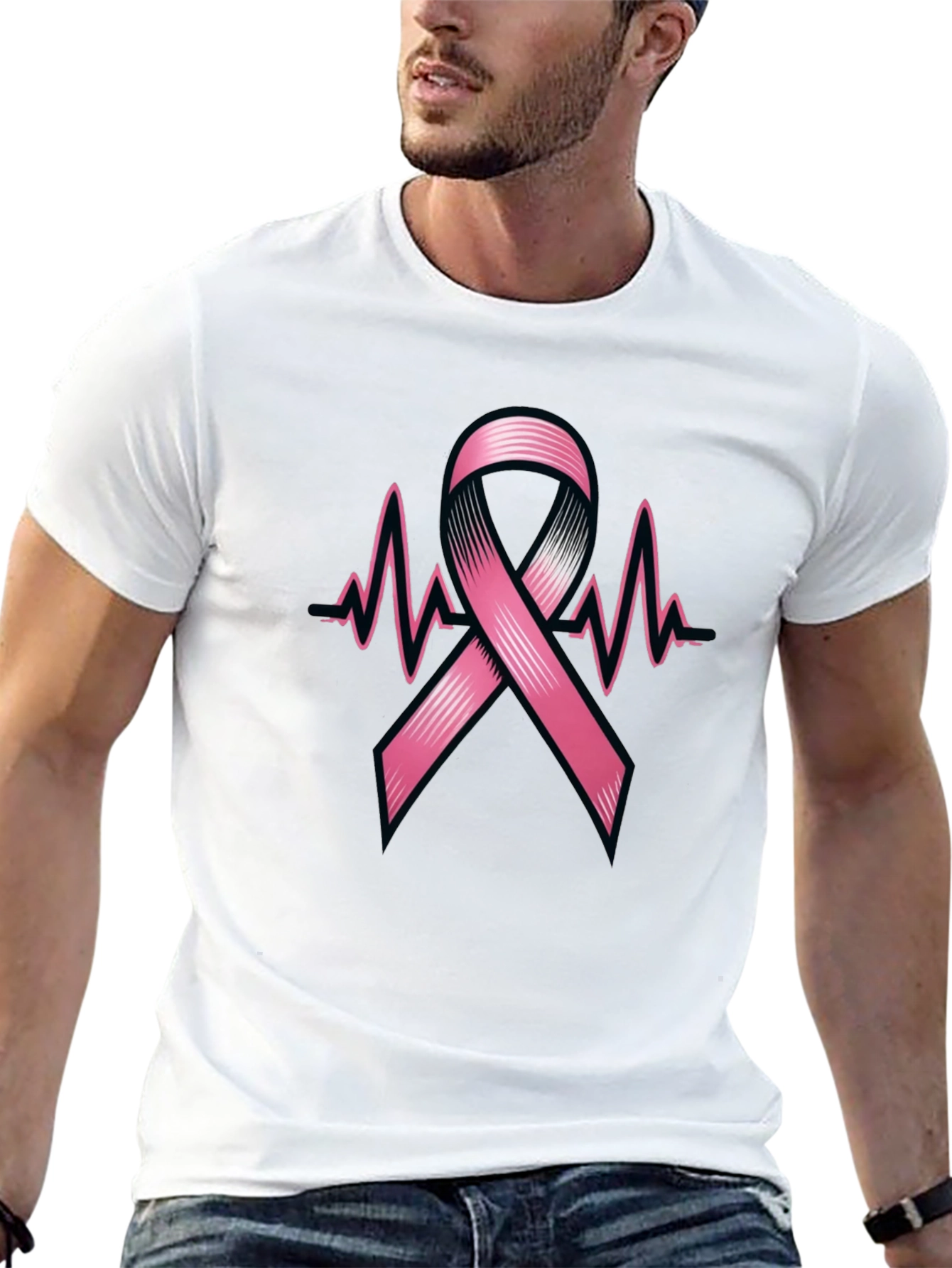 Breast Cancer Awareness Ribbon T-Shirt