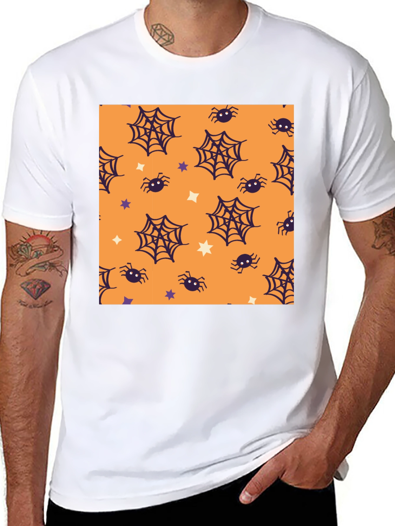 Halloween Spiderweb T-Shirt