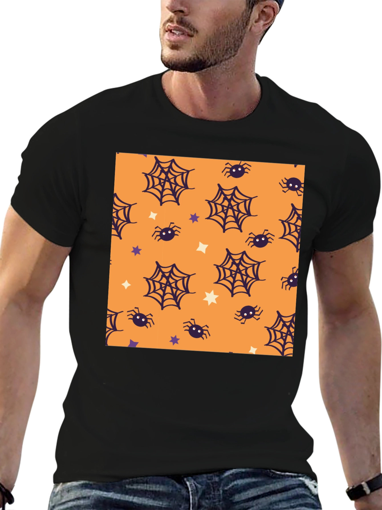 Halloween Spiderweb T-Shirt