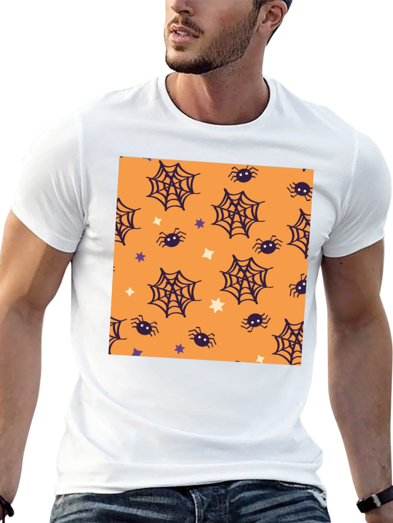 Halloween Spiderweb T-Shirt