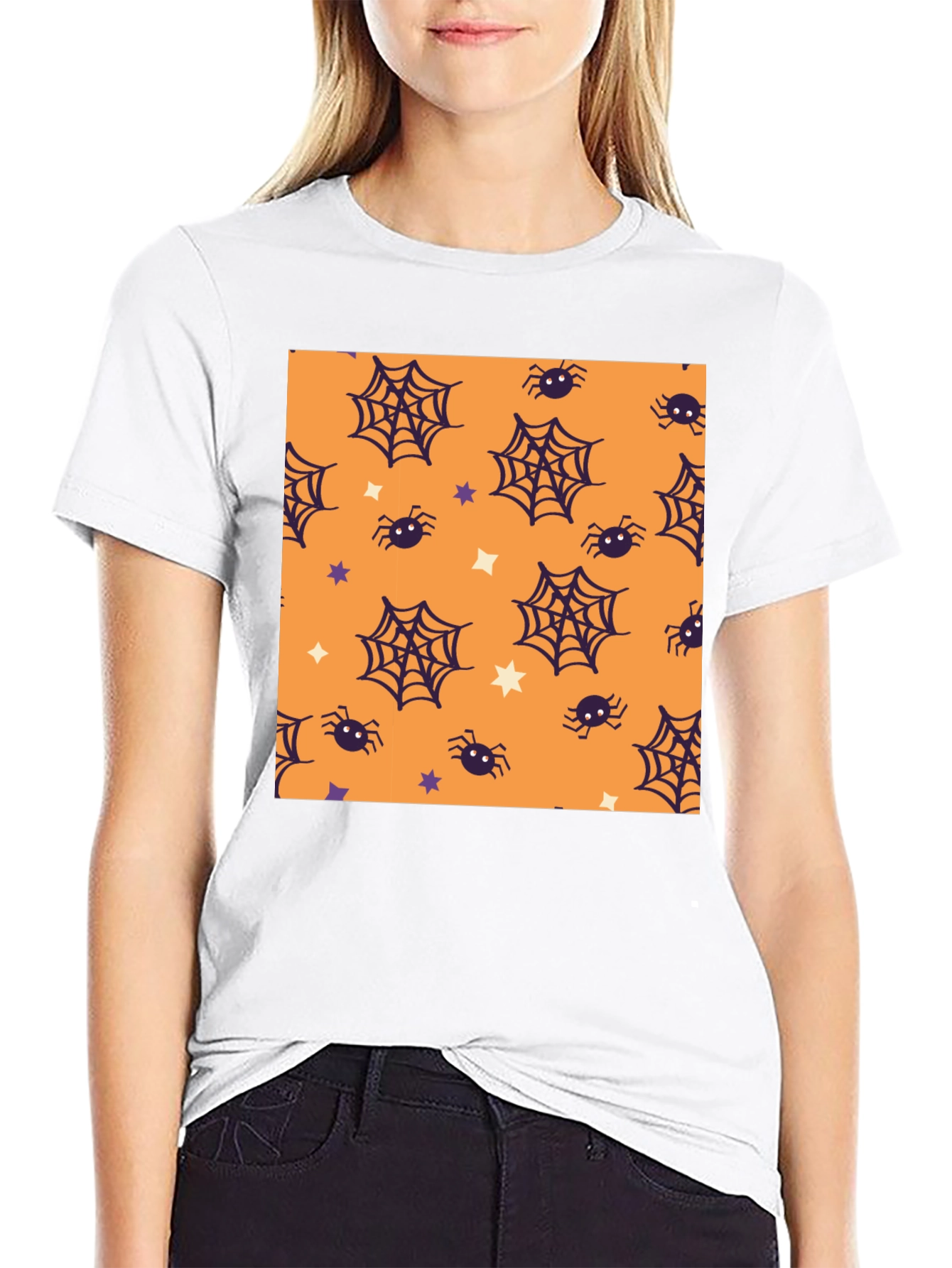 Halloween Spiderweb T-Shirt