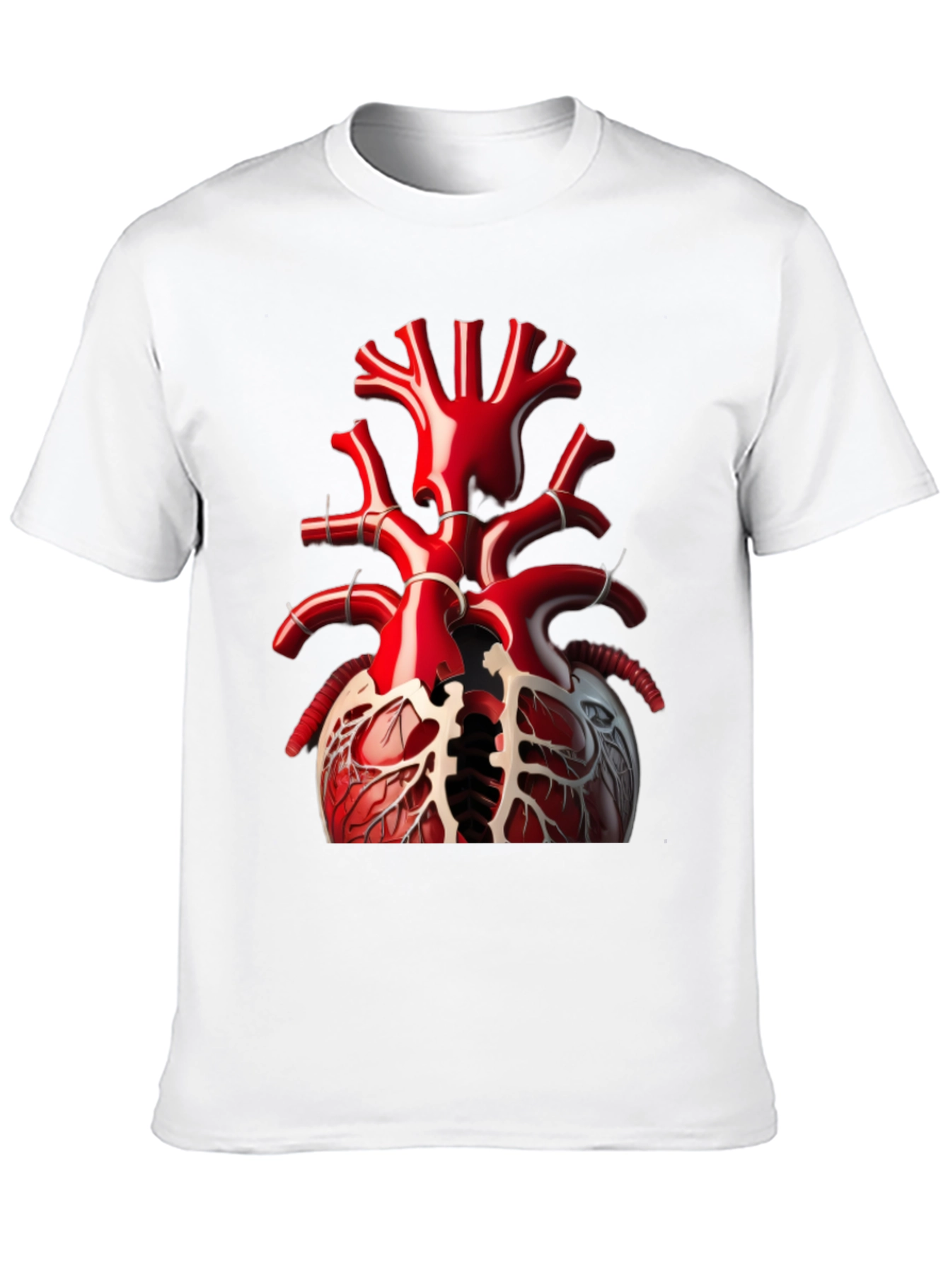 Anatomical Heart T-Shirt - Bold Graphic Tee