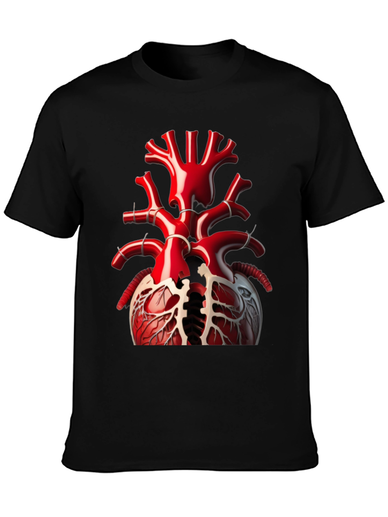 Anatomical Heart T-Shirt - Bold Graphic Tee