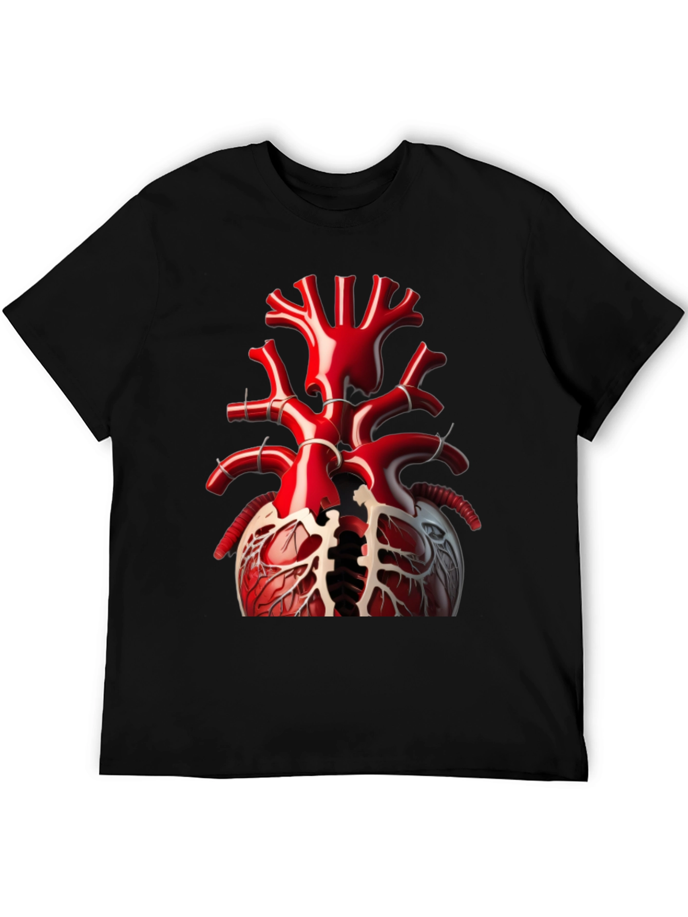 Anatomical Heart T-Shirt - Bold Graphic Tee