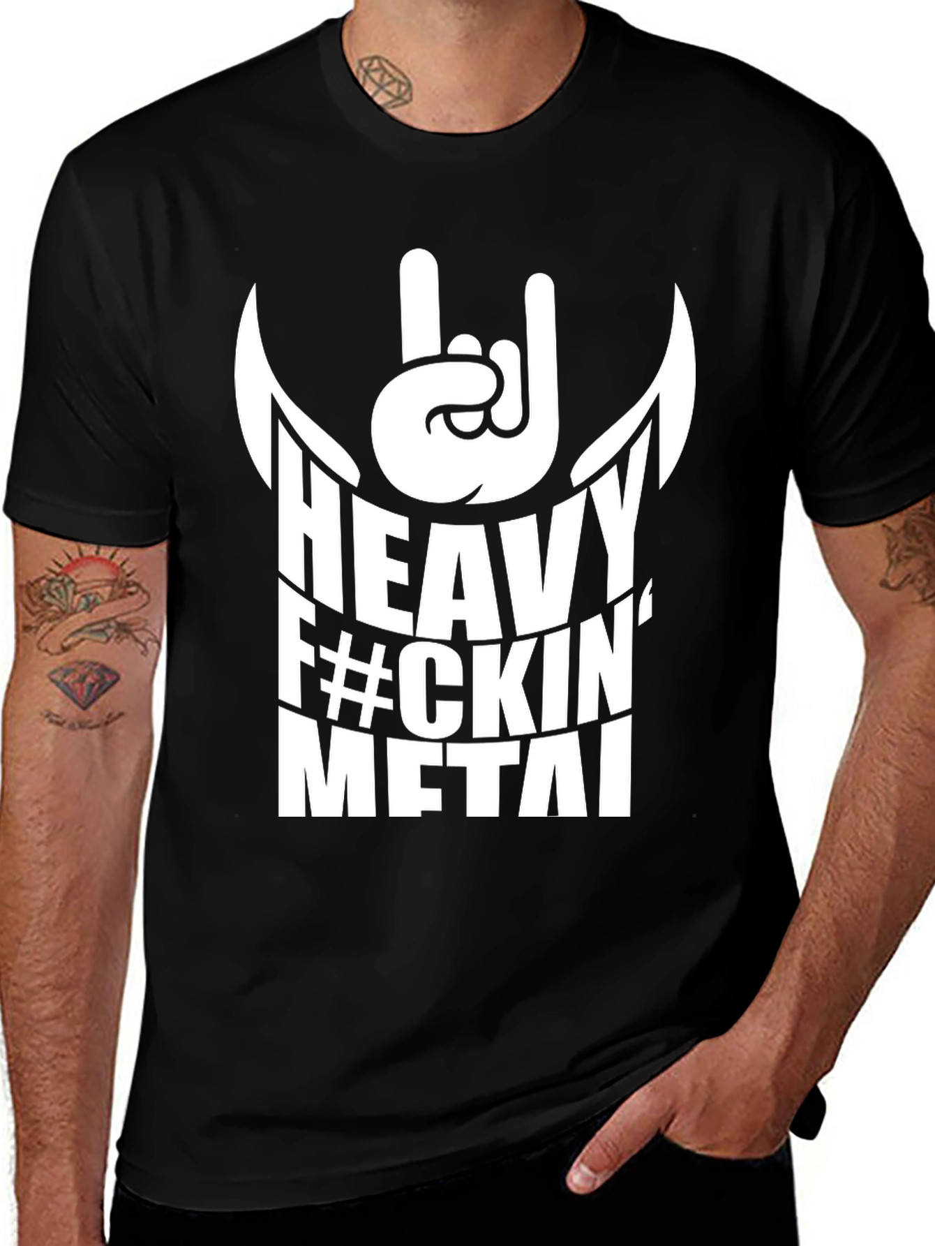 Heavy Metal Graphic Tee - Rock On!