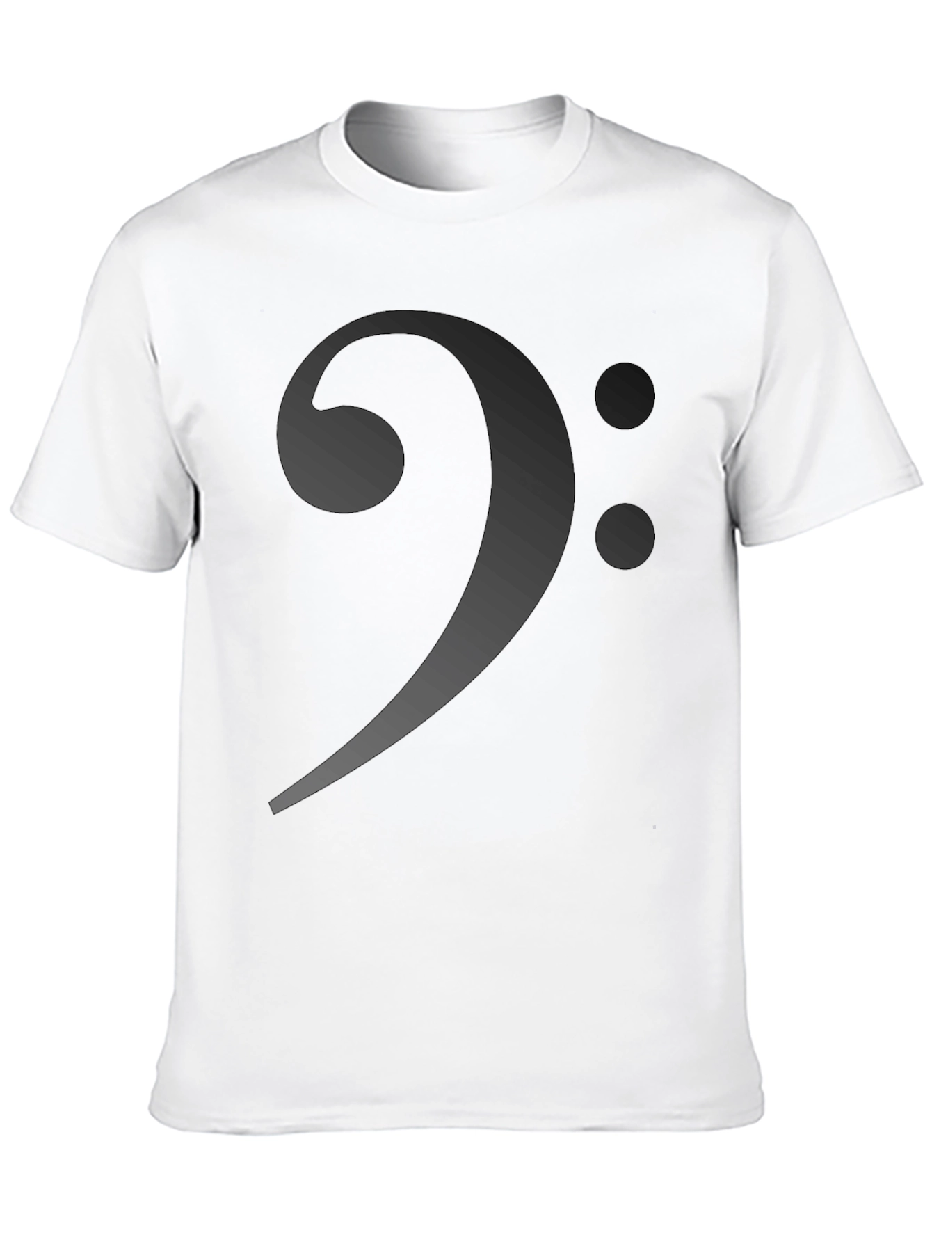 Bass Clef Graphic T-Shirt - Music Lover Tee