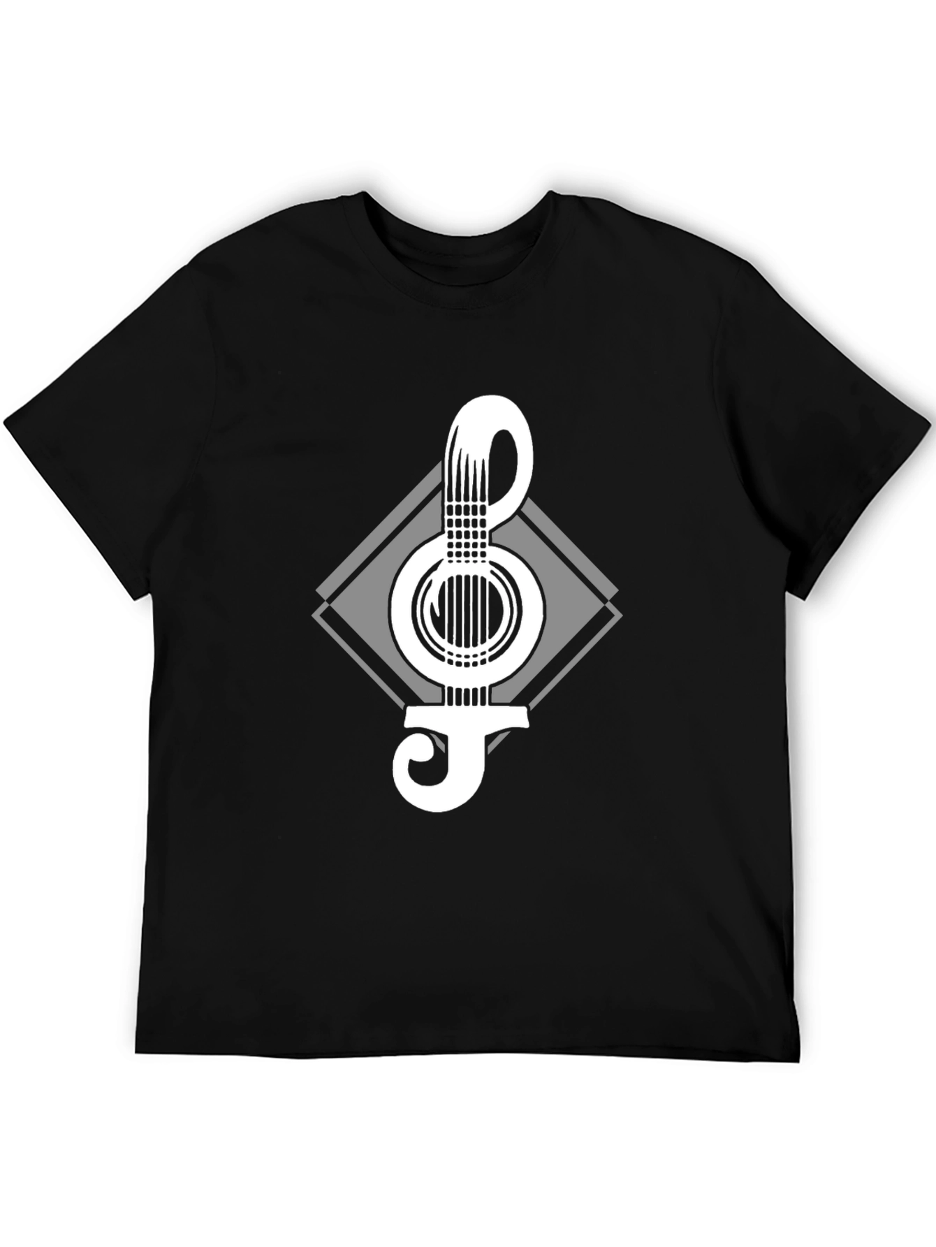 Guitar Treble Clef Graphic Tee