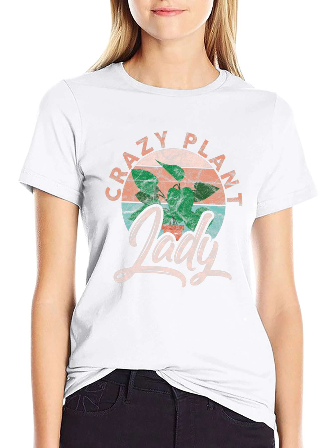 Crazy Plant Lady T-Shirt - Fun Graphic Tee