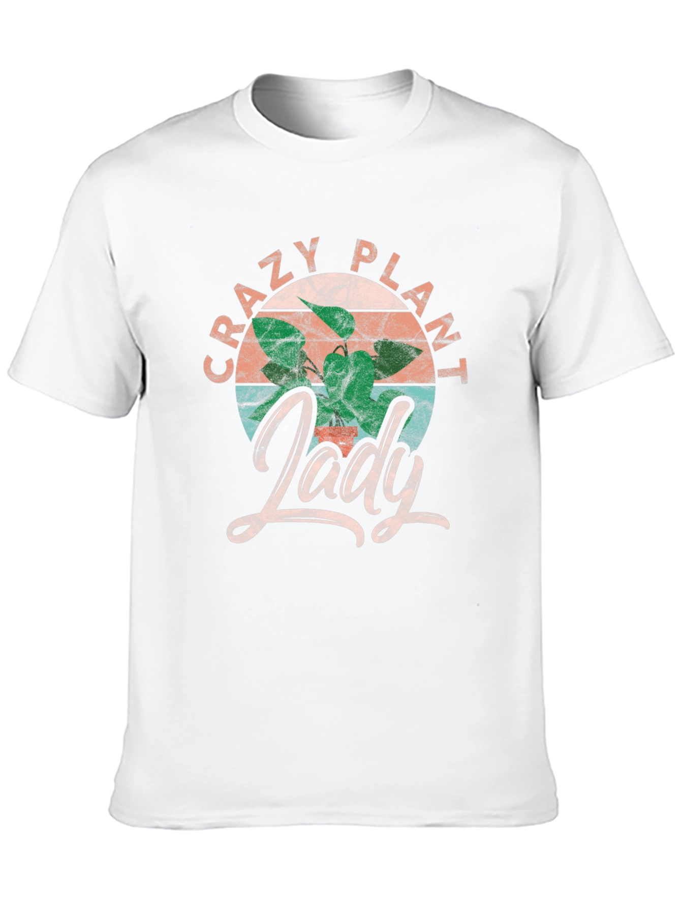 Crazy Plant Lady T-Shirt - Fun Graphic Tee