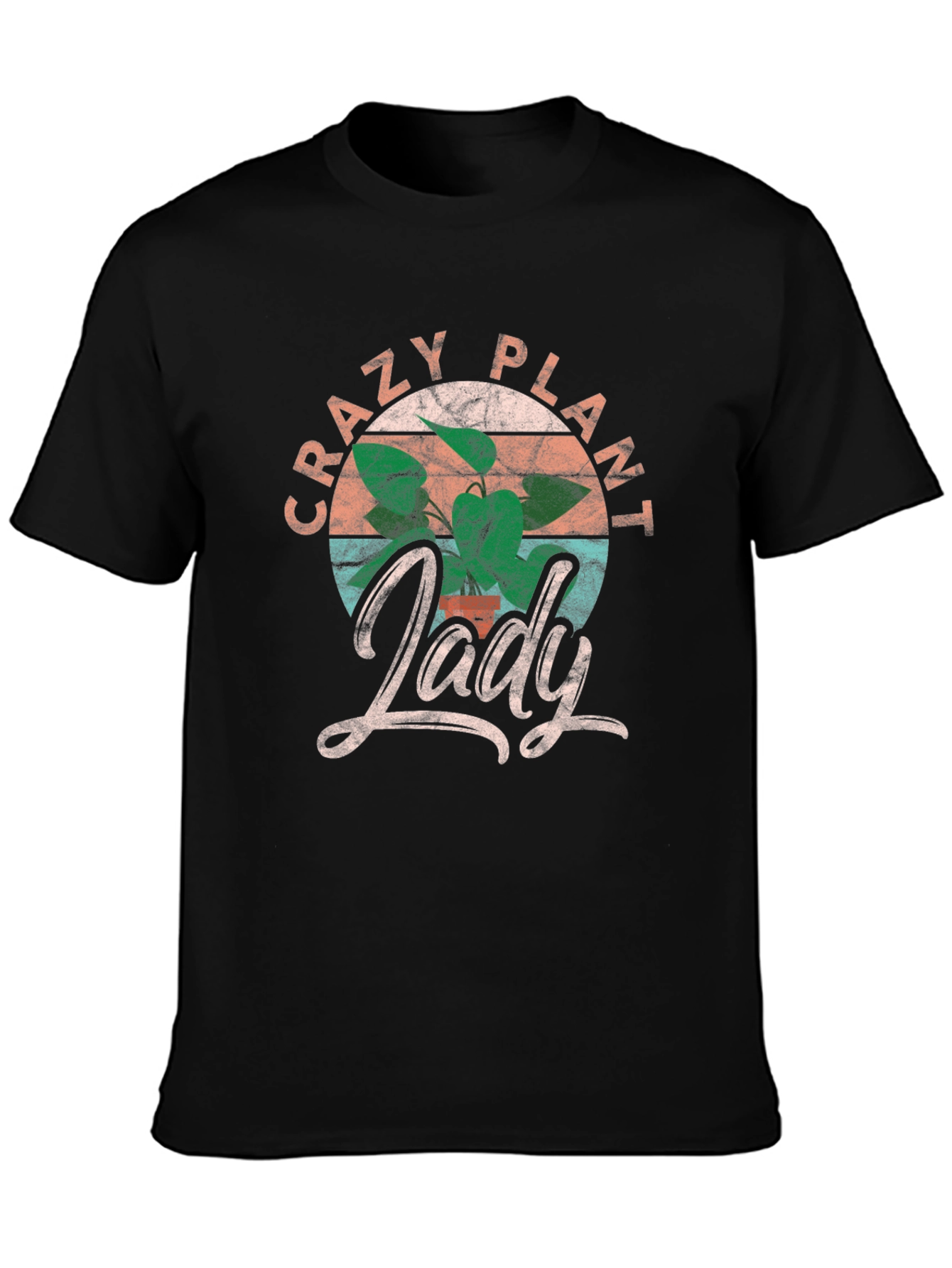 Crazy Plant Lady T-Shirt - Fun Graphic Tee