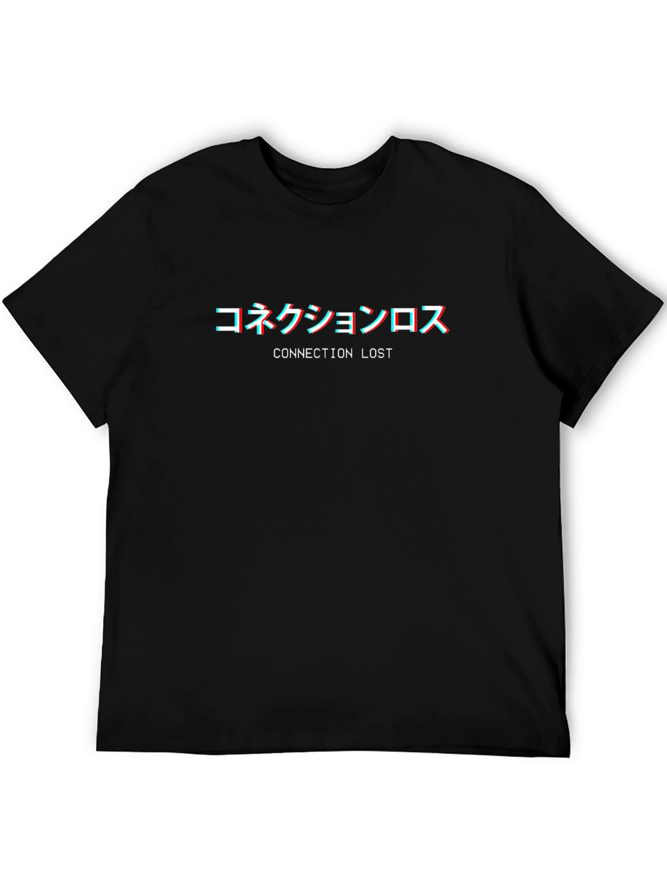 Connection Lost Black Graphic Tee