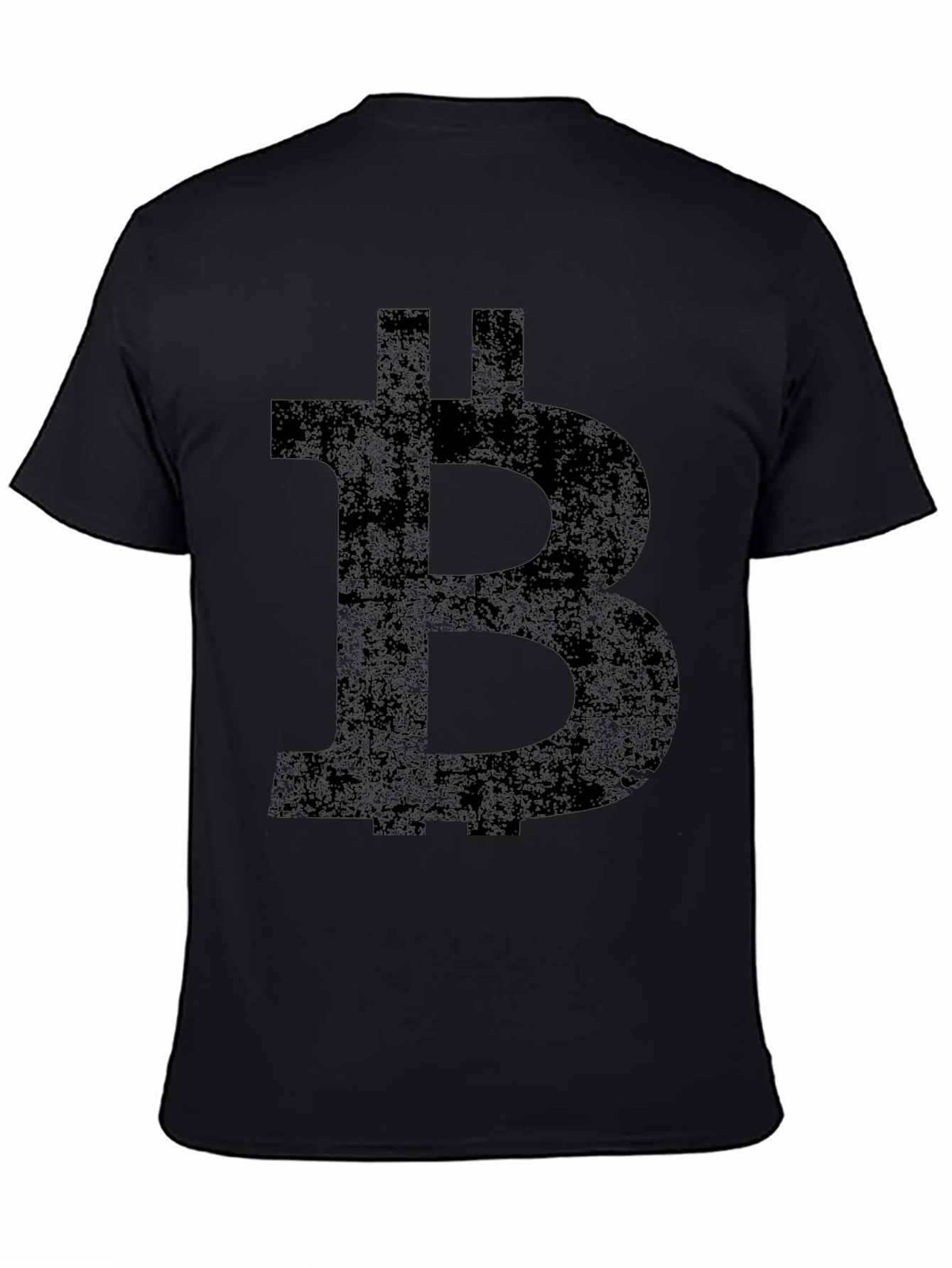 Bitcoin B Logo Black Graphic Tee