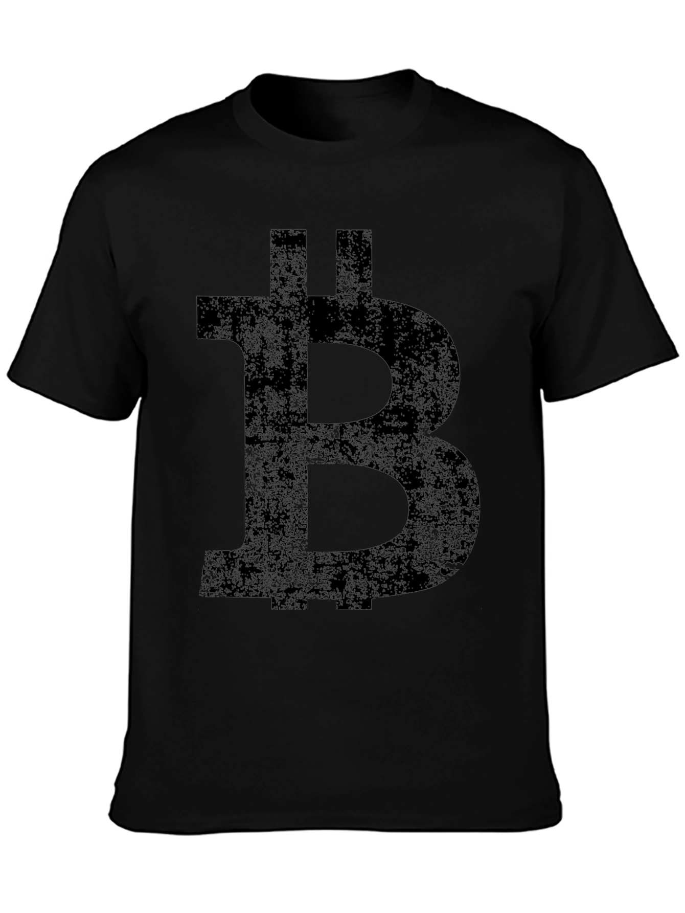 Bitcoin B Logo Black Graphic Tee