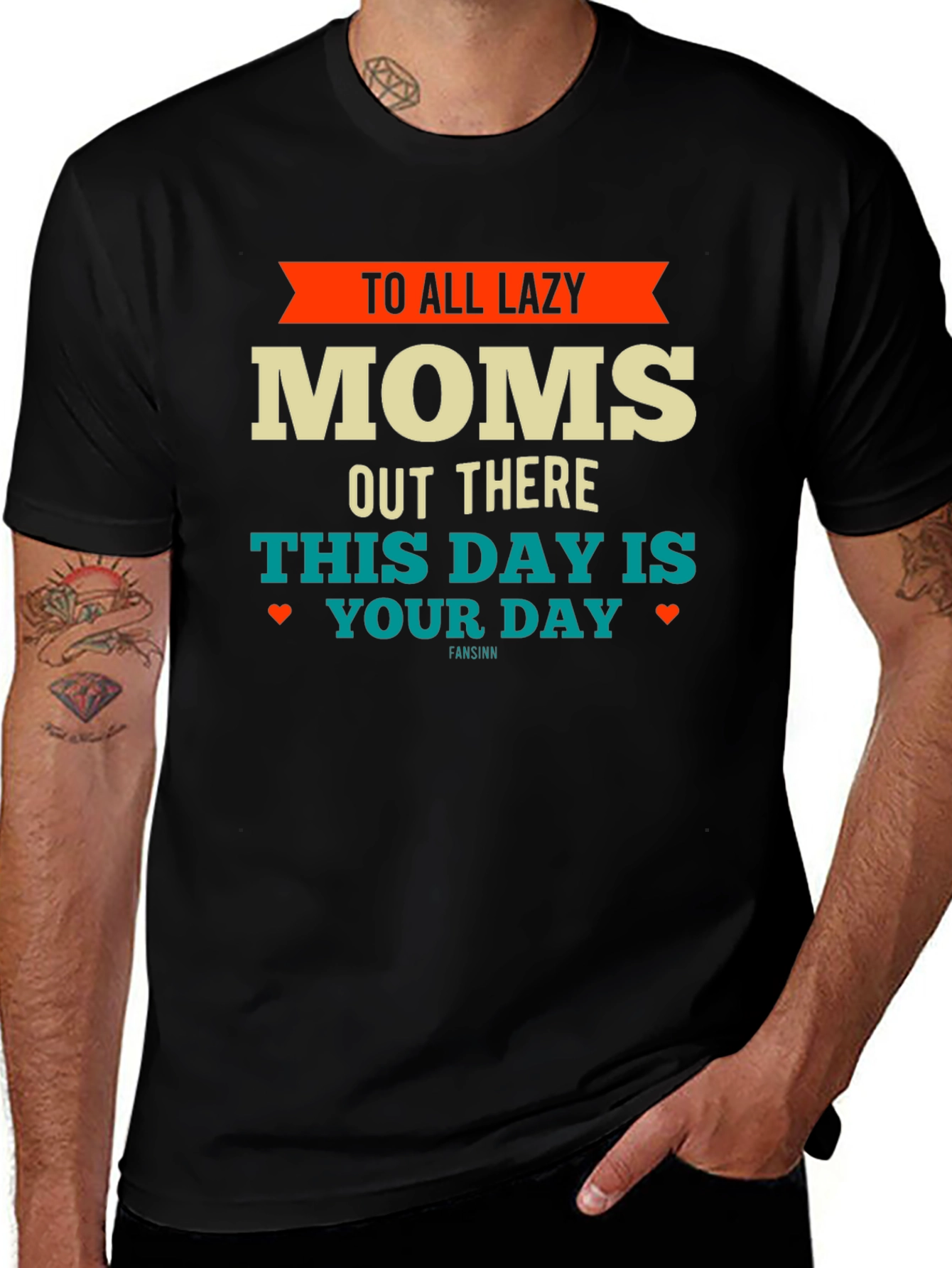 Lazy Moms T-Shirt - Funny Mothers Day Tee