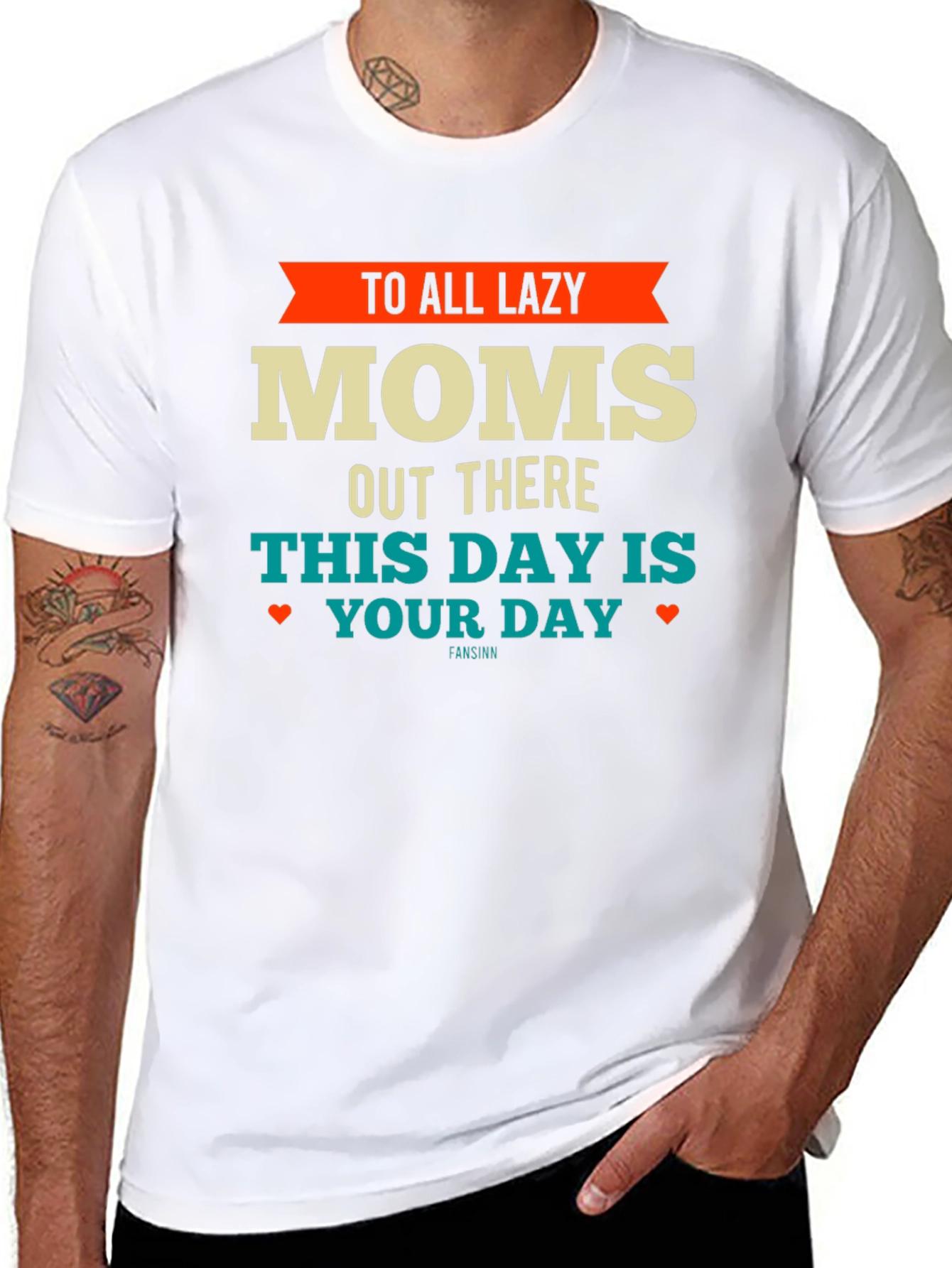 Lazy Moms T-Shirt - Funny Mothers Day Tee