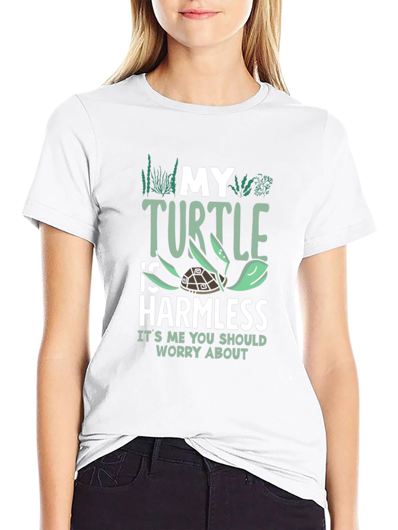 My Turtle is Harmless Graphic Tee