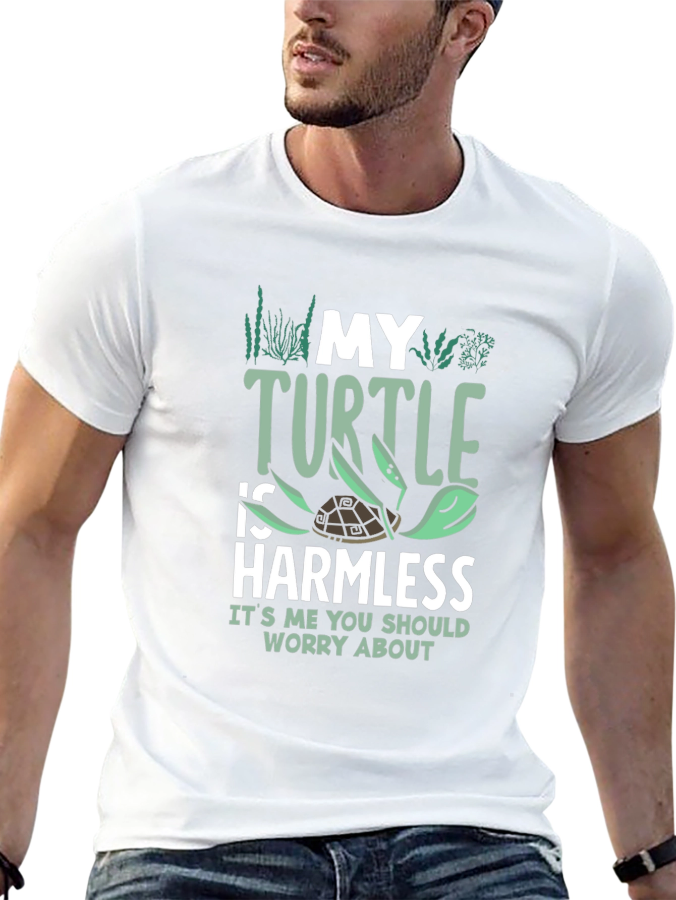My Turtle is Harmless Graphic Tee