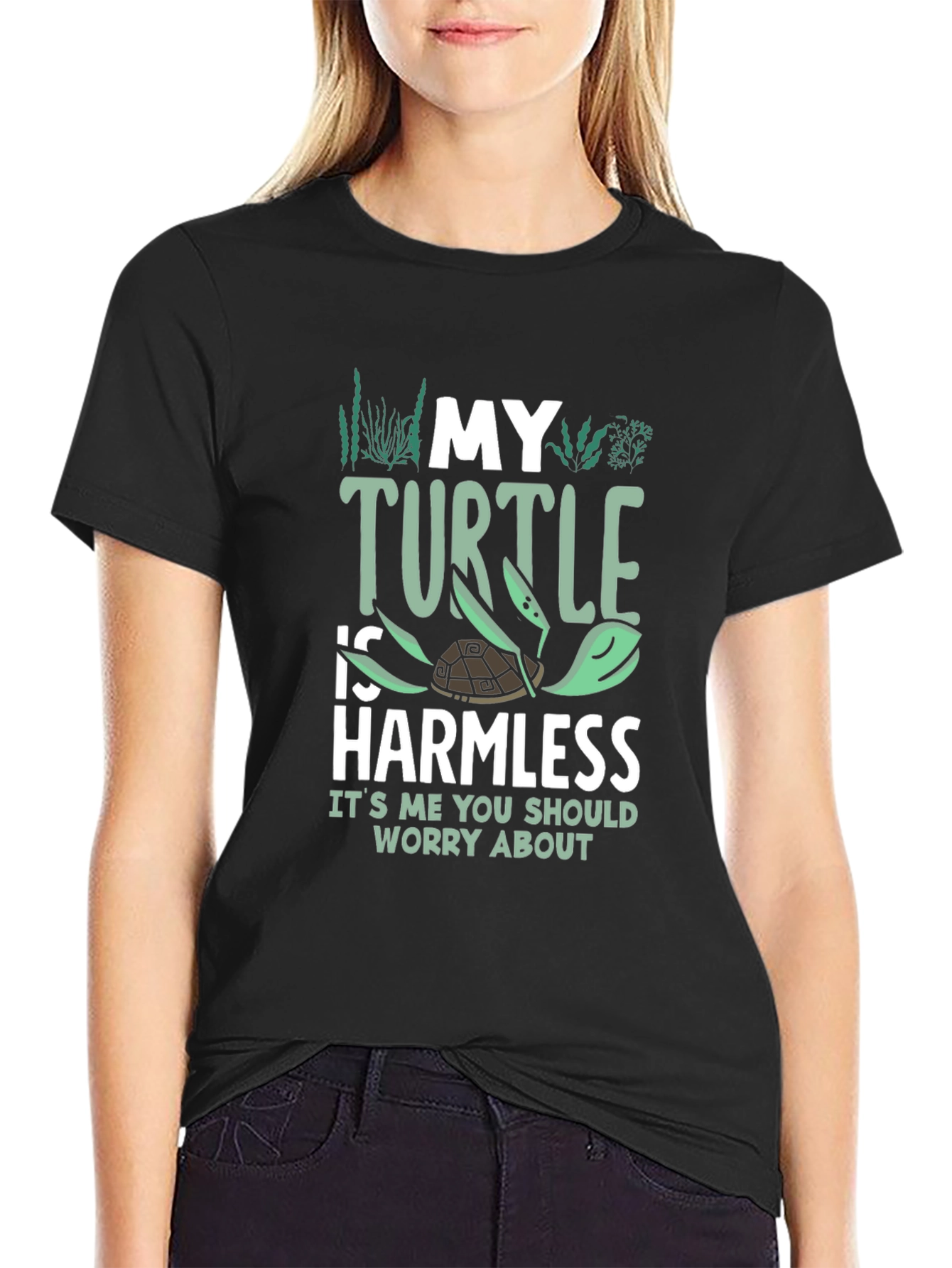 My Turtle is Harmless Graphic Tee