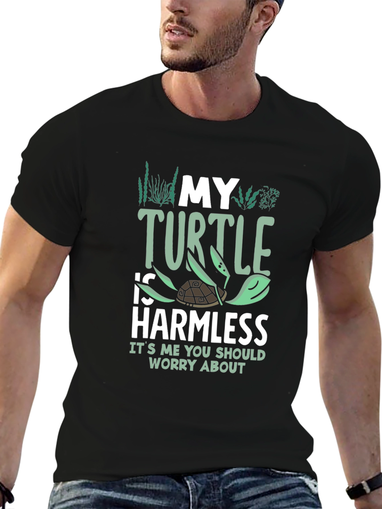My Turtle is Harmless Graphic Tee
