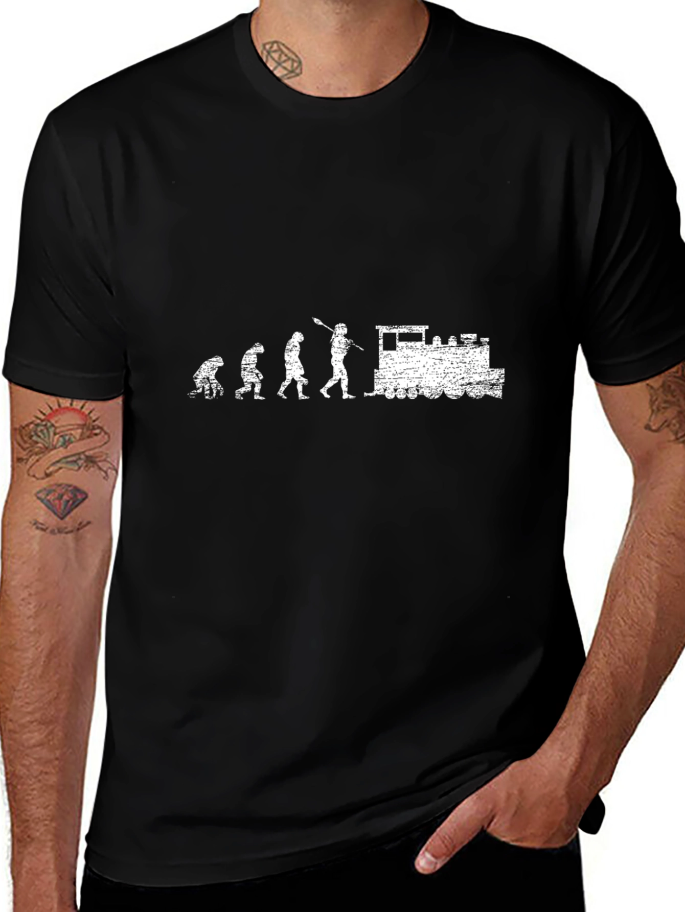 Evolution of Train Funny T-Shirt