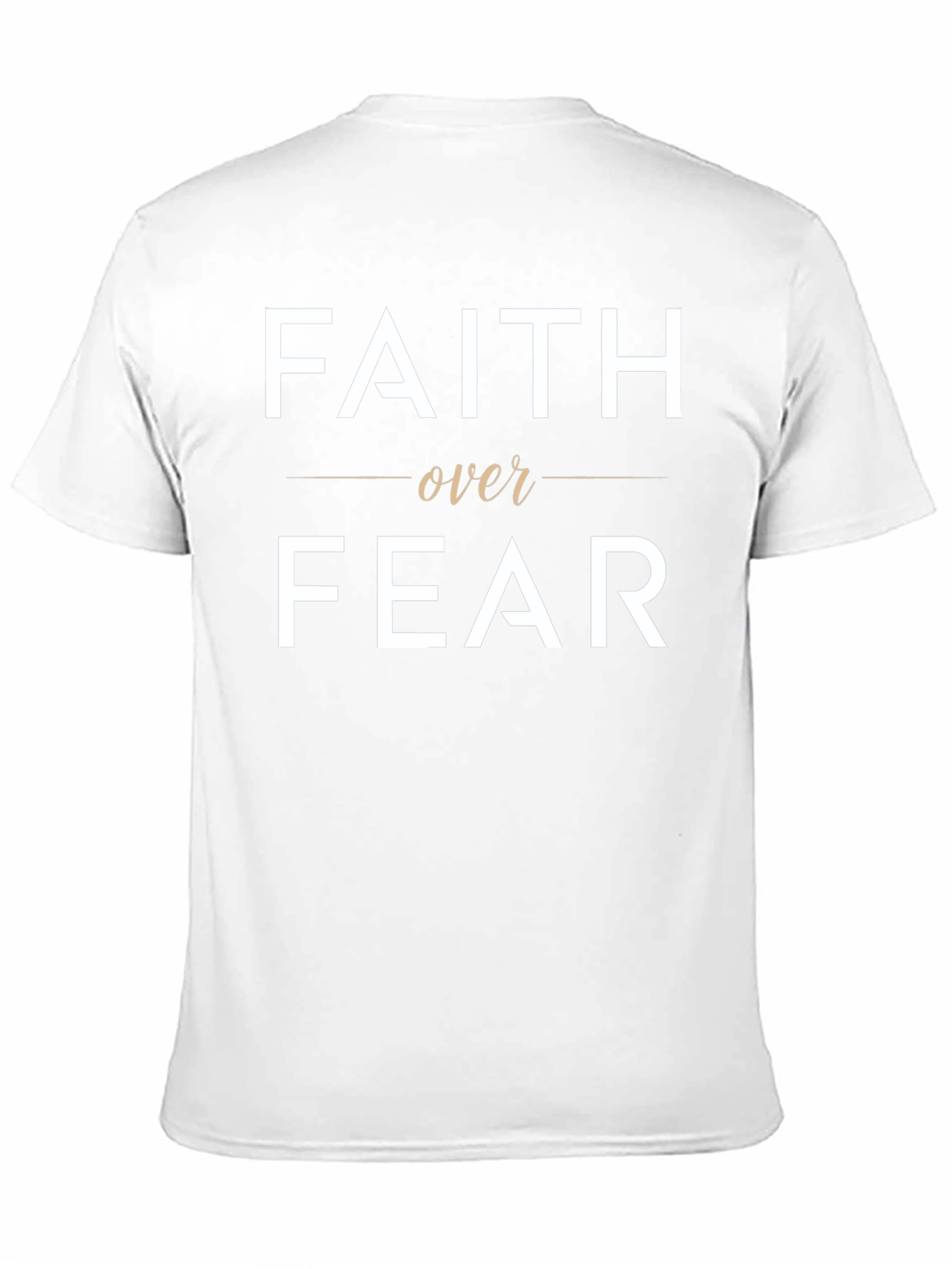 Faith Over Fear Graphic T-Shirt Christian Apparel